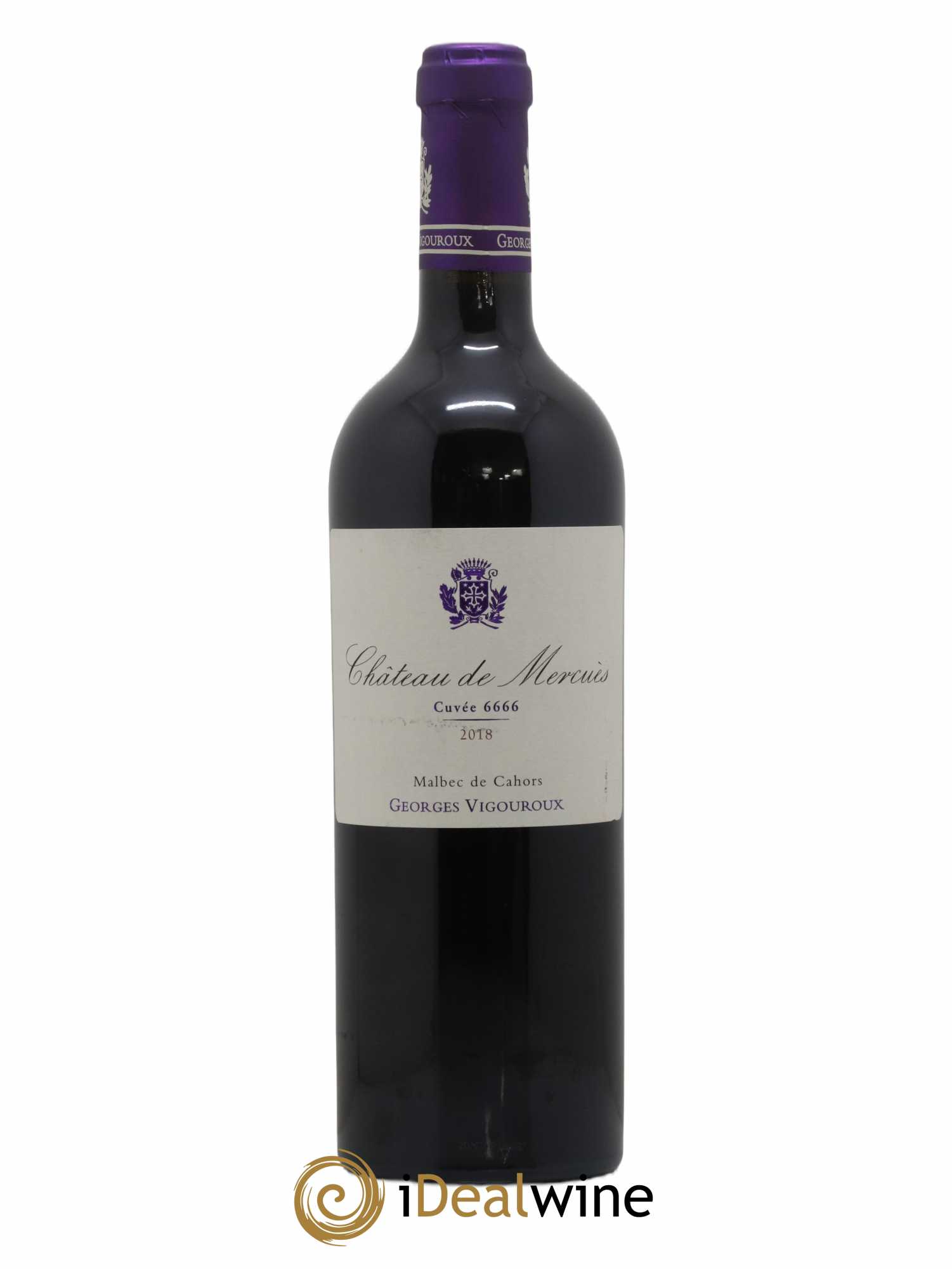 Cahors Cuvée 6666 Château de Mercuès 2018 - Lotto di 1 bottiglia - 0