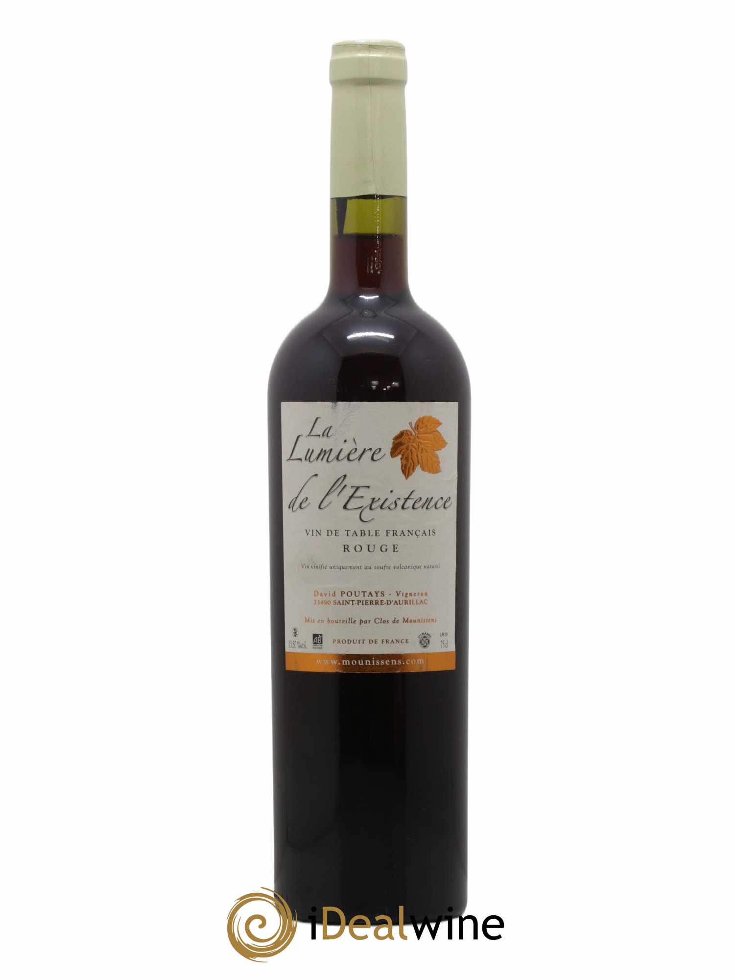 Vin de France La Lumière de l'existence Clos de Mounissens (sans prix de réserve) 2010 - Posten von 1 Flasche - 0