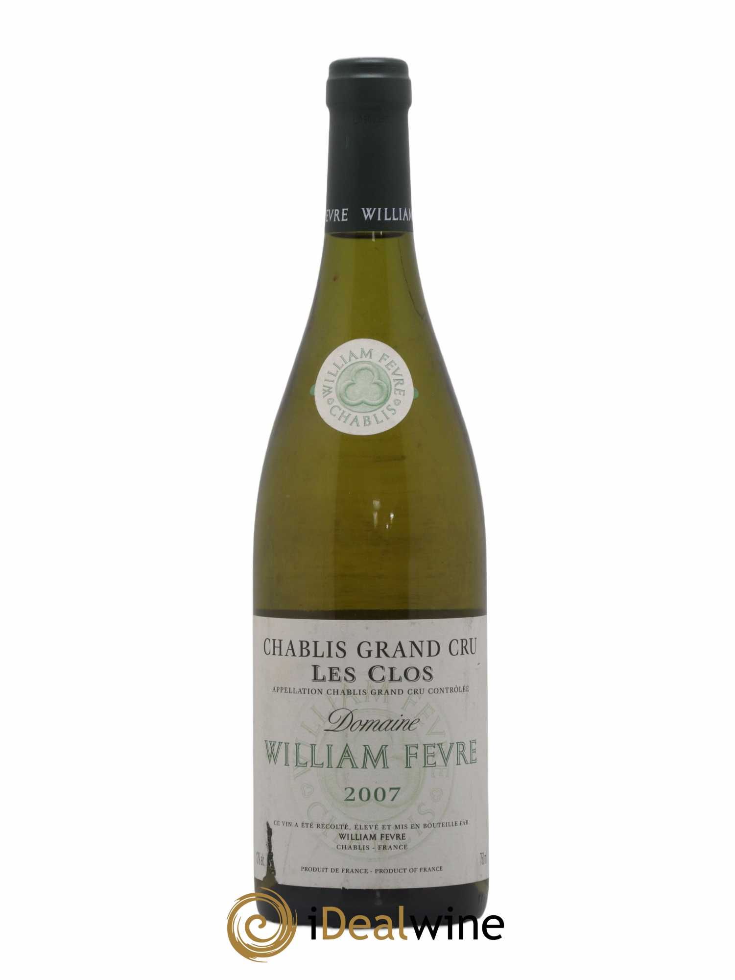 Chablis Grand Cru Les Clos William Fèvre 2007 - Lot de 1 bouteille - 0