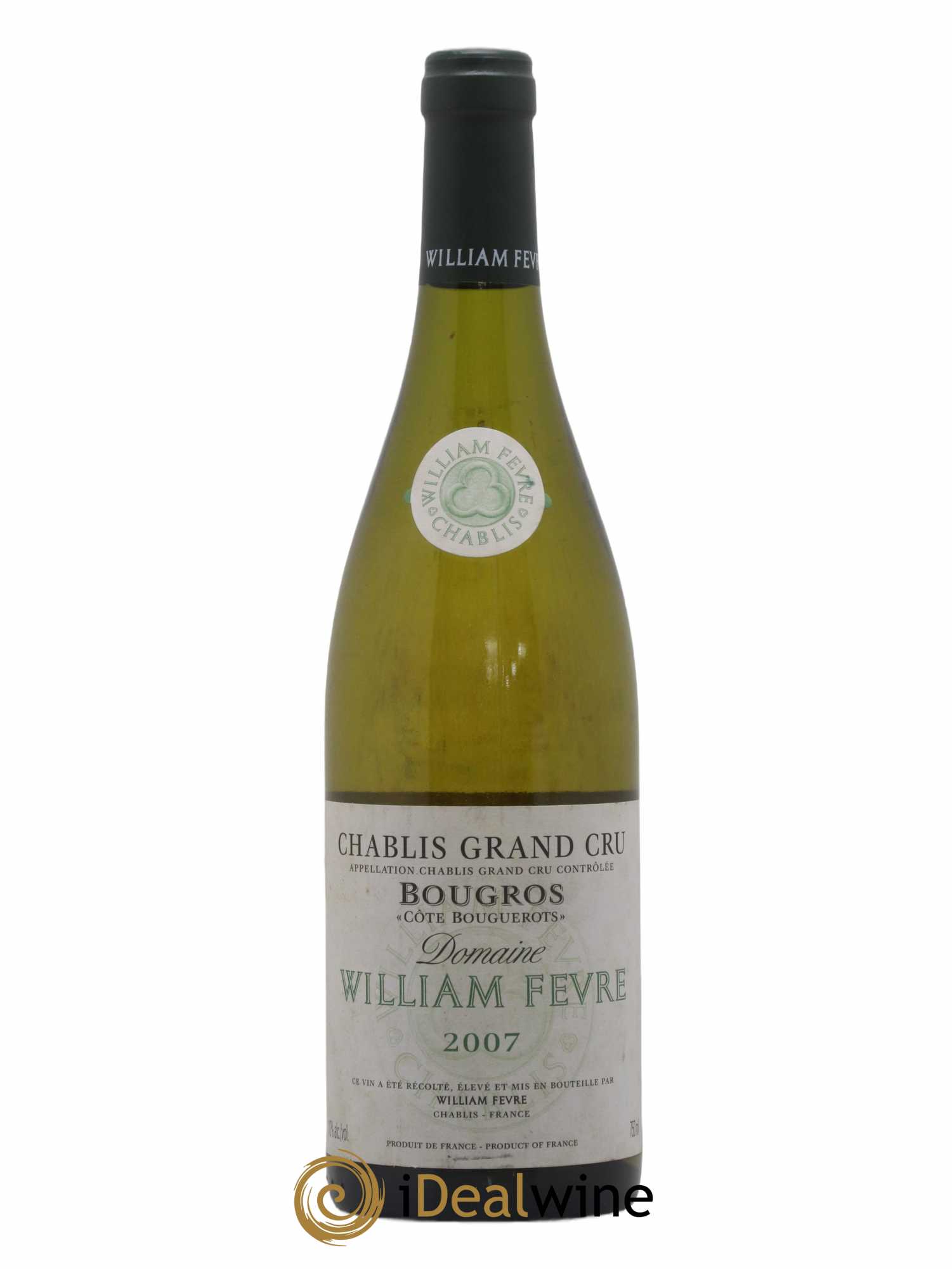Chablis Grand Cru Bougros Côte Bouguerots William Fèvre 2007 - Lot de 1 bouteille - 0