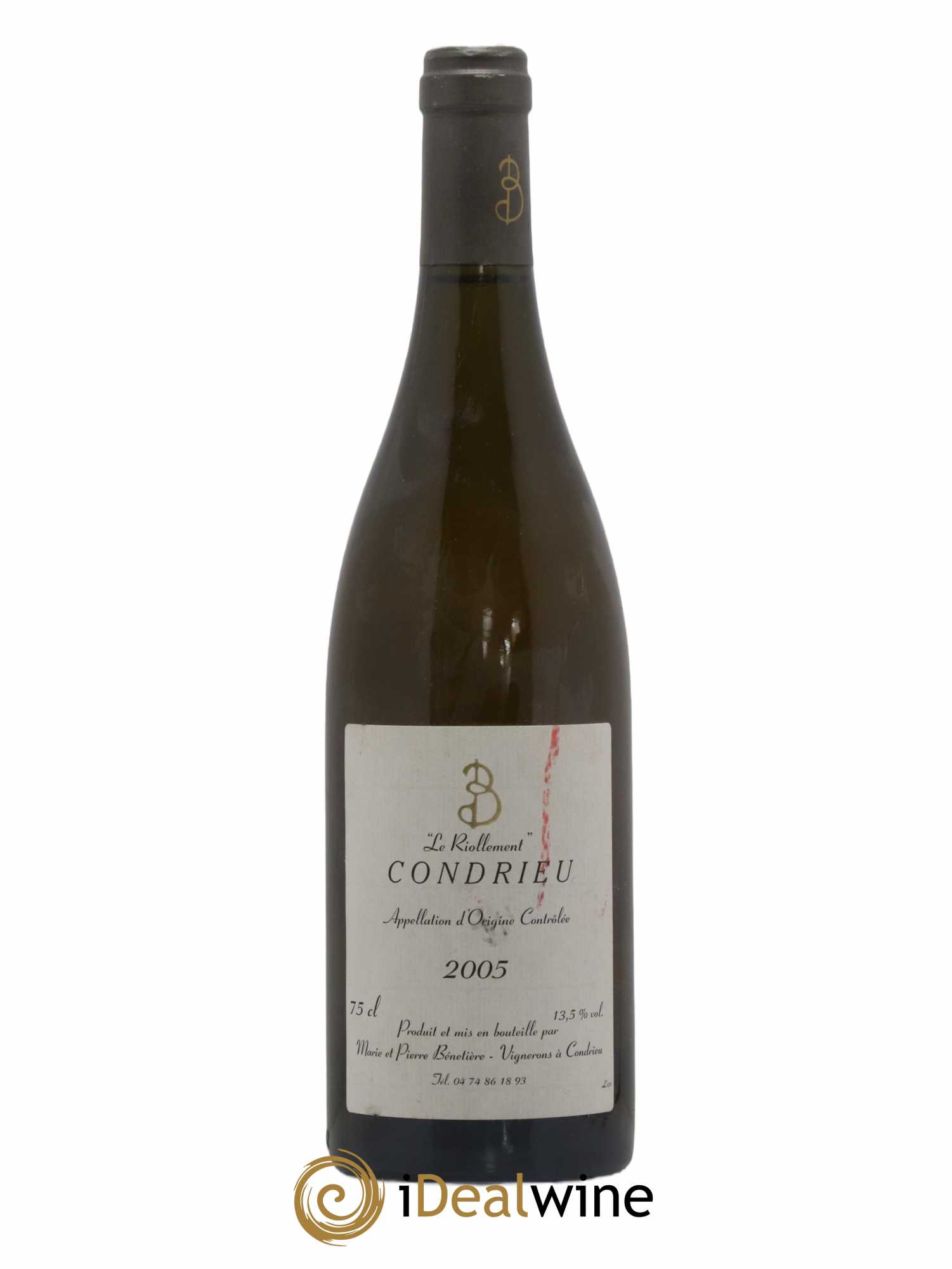 Condrieu Le Riollement Marie et Pierre Bénetière (Domaine) 2005 - Lot de 1 bouteille - 0