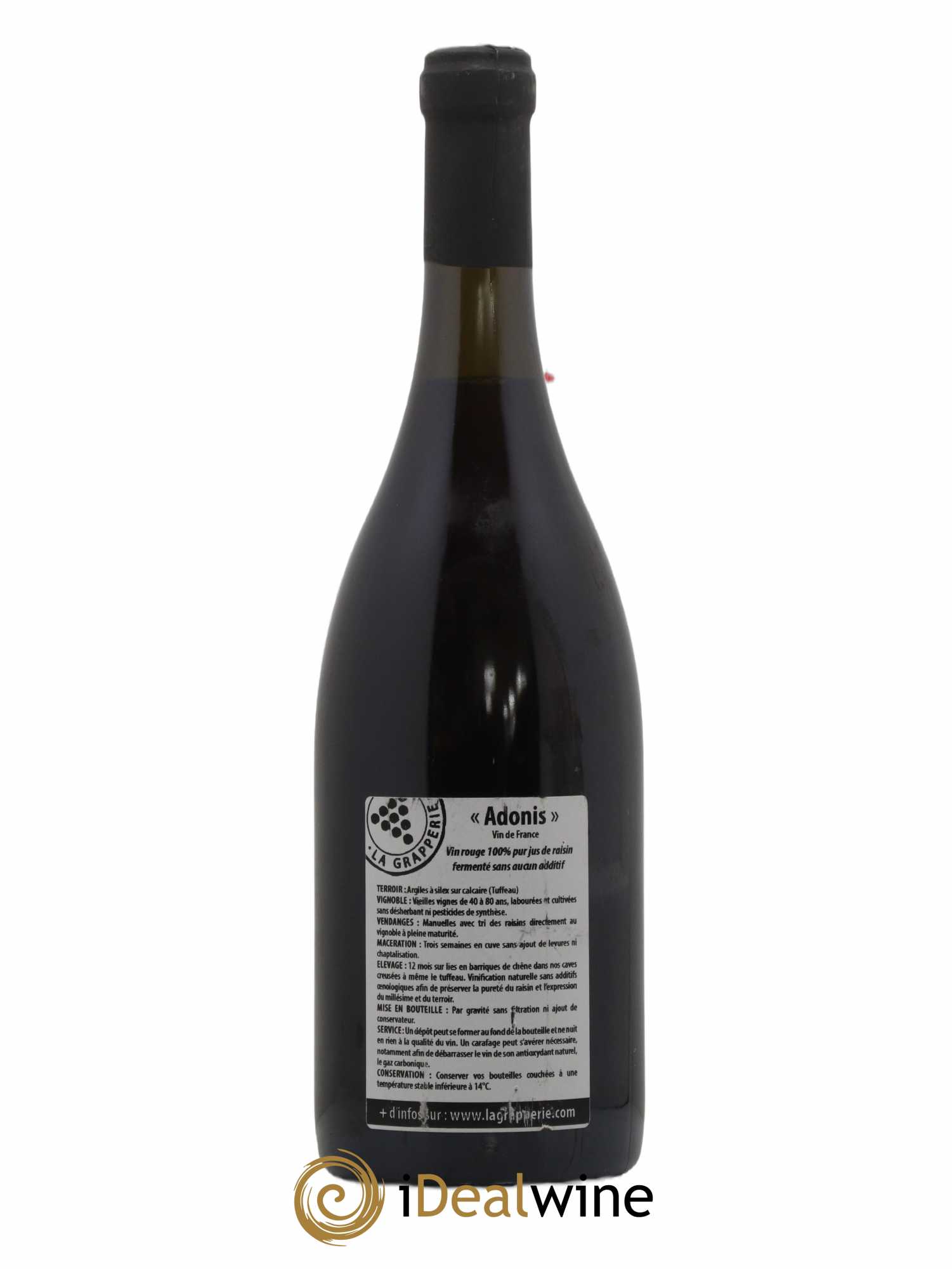 Vin de France Adonis La Grapperie - Lot of 1 bottle - 1