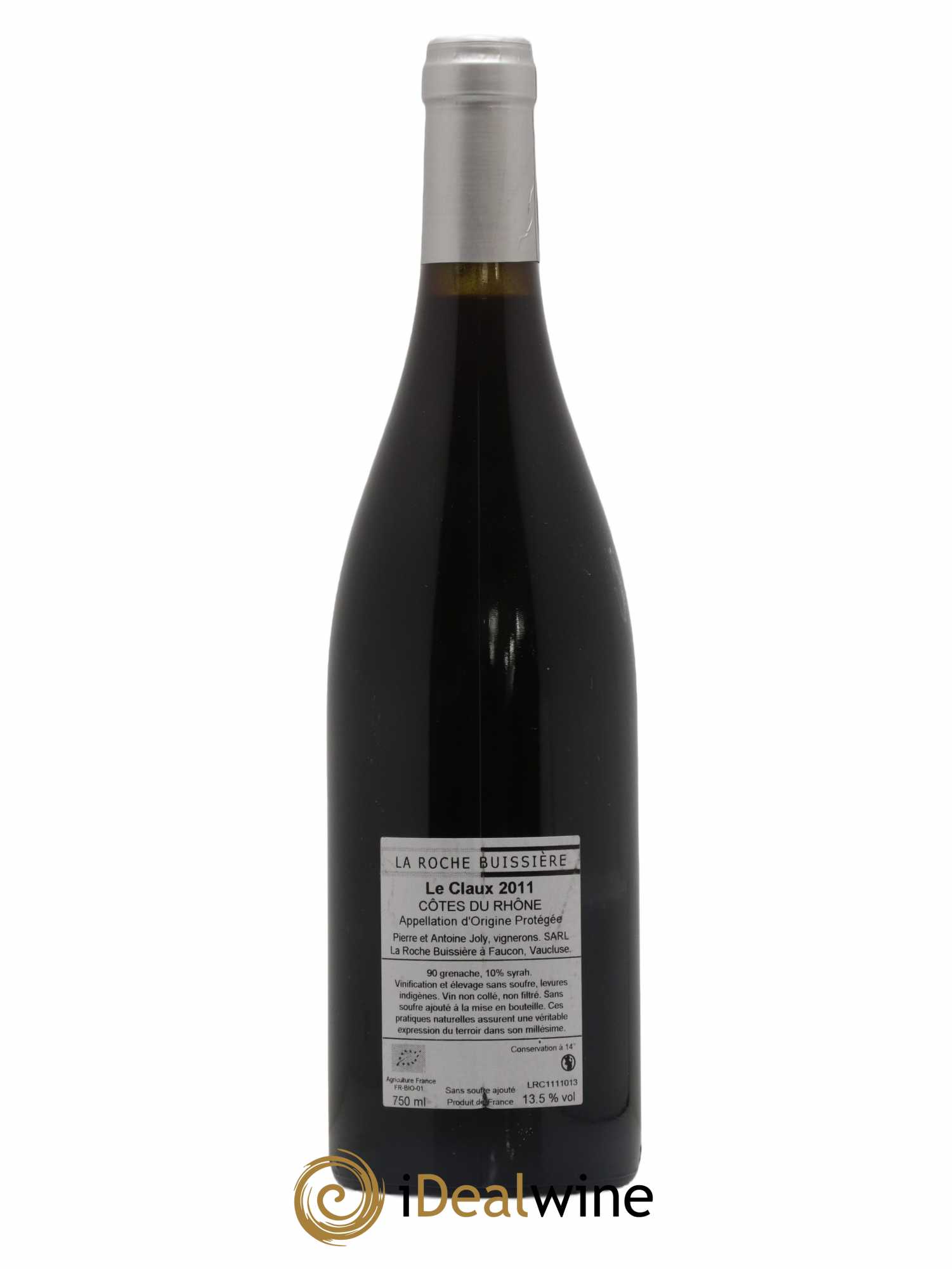 Côtes-du-Rhône Le Claux La Roche Buissière (Domaine) (sans prix de réserve) 2011 - Lot de 1 bouteille - 1