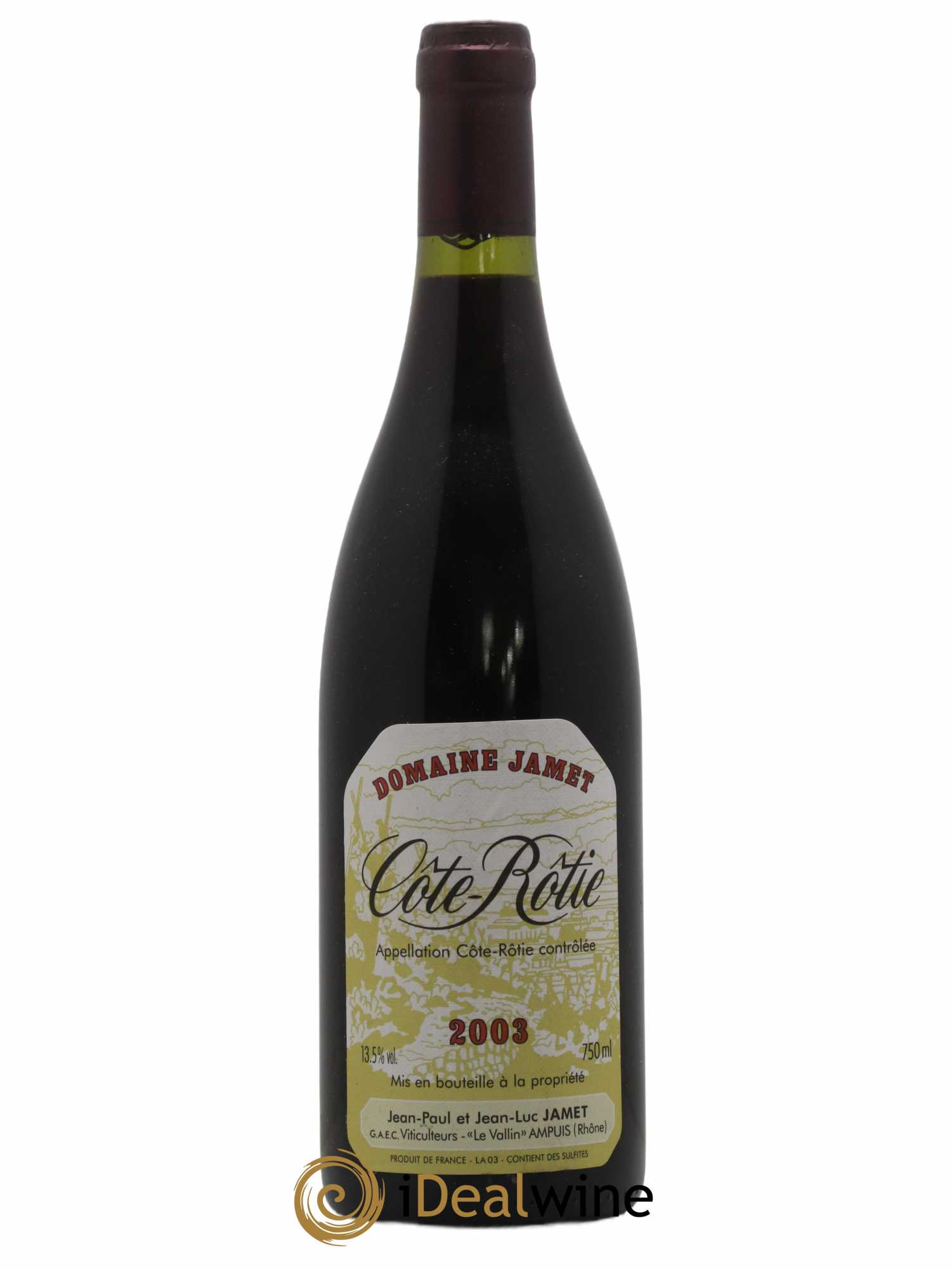 Côte-Rôtie Jamet (Domaine) 2003 - Lot de 1 bouteille - 0