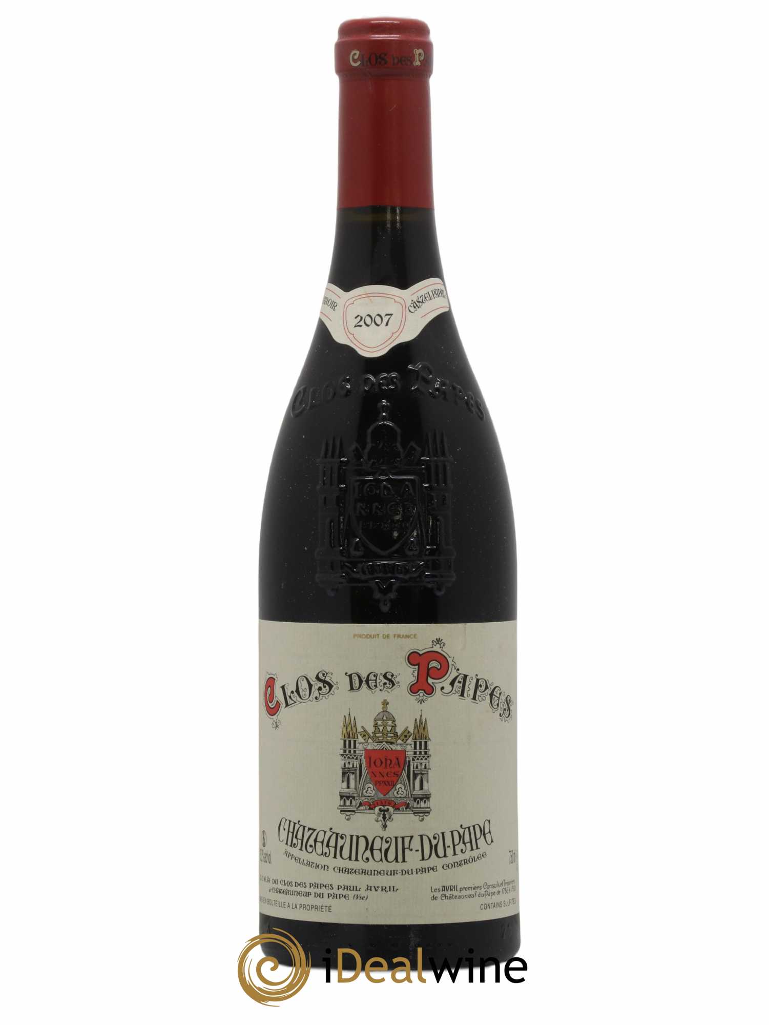 Châteauneuf-du-Pape Clos des Papes - Paul Avril 2007 - Lot de 1 bouteille - 0