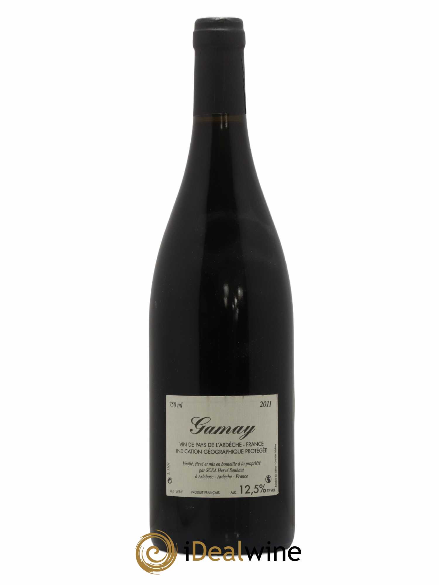 Vin de France La Souteronne Hervé Souhaut - Domaine Romaneaux-Destezet 2011 - Lot de 1 bouteille - 1