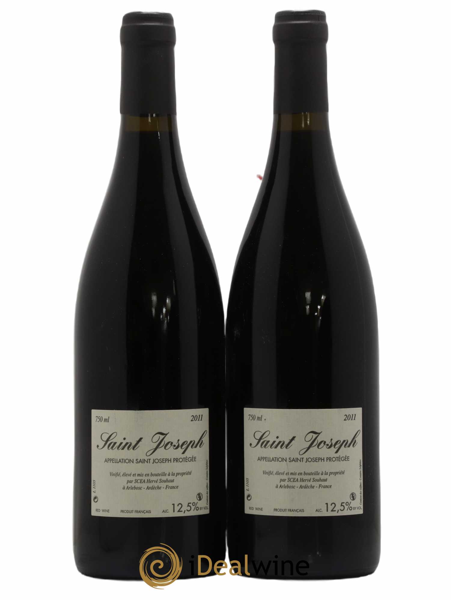 Saint-Joseph Sainte Epine Hervé Souhaut - Domaine Romaneaux-Destezet 2011 - Lot de 2 bouteilles - 1