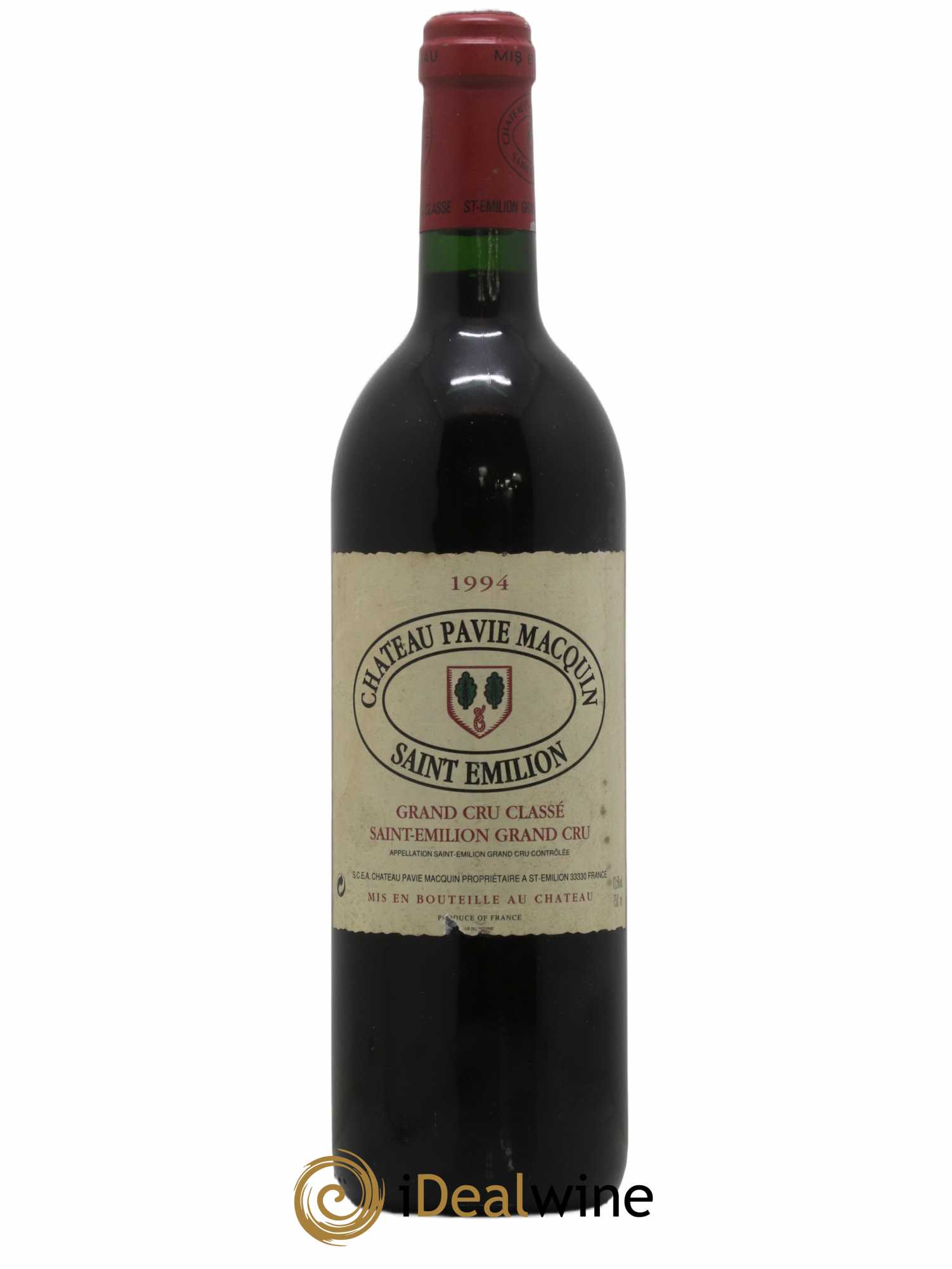 Château Pavie Macquin 1er Grand Cru Classé B 1994 - Lot de 1 bouteille - 0
