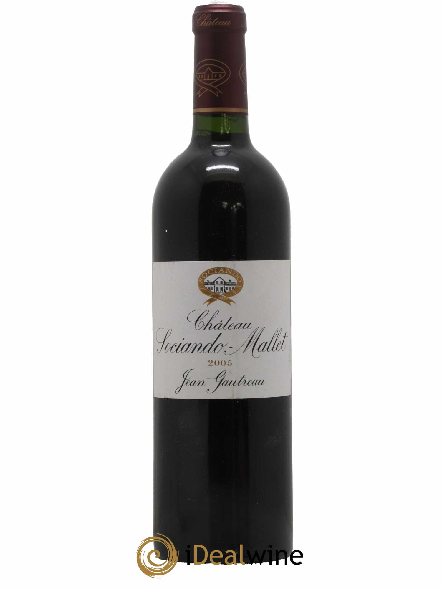 Château Sociando Mallet 2005 - Lot de 1 bouteille - 0