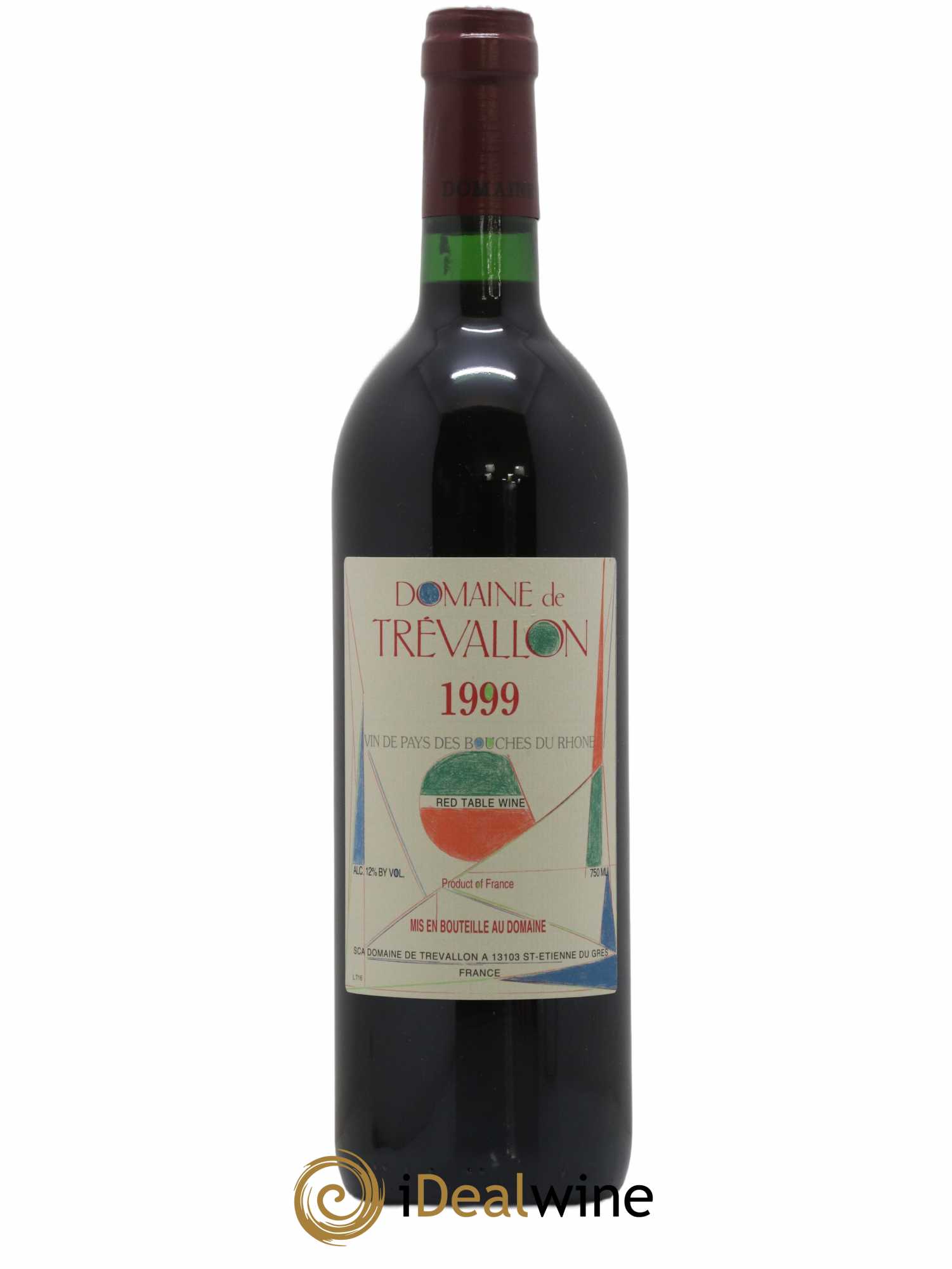 VDP Bouches du Rhône Trévallon (Domaine de) Eloi Dürrbach 1999 - Lotto di 1 bottiglia - 0