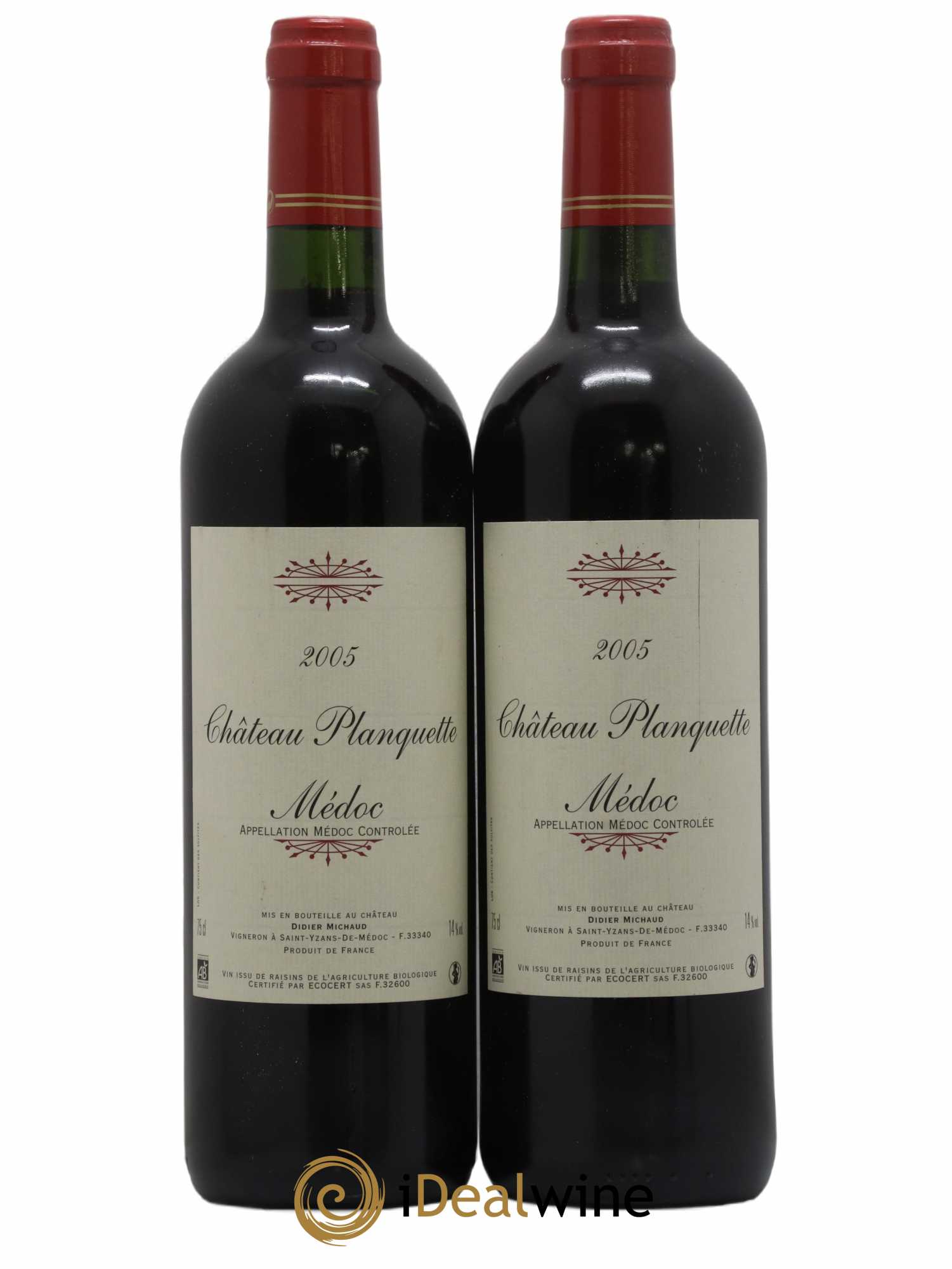Médoc Château Planquette 2005 - Posten von 2 Flaschen - 0