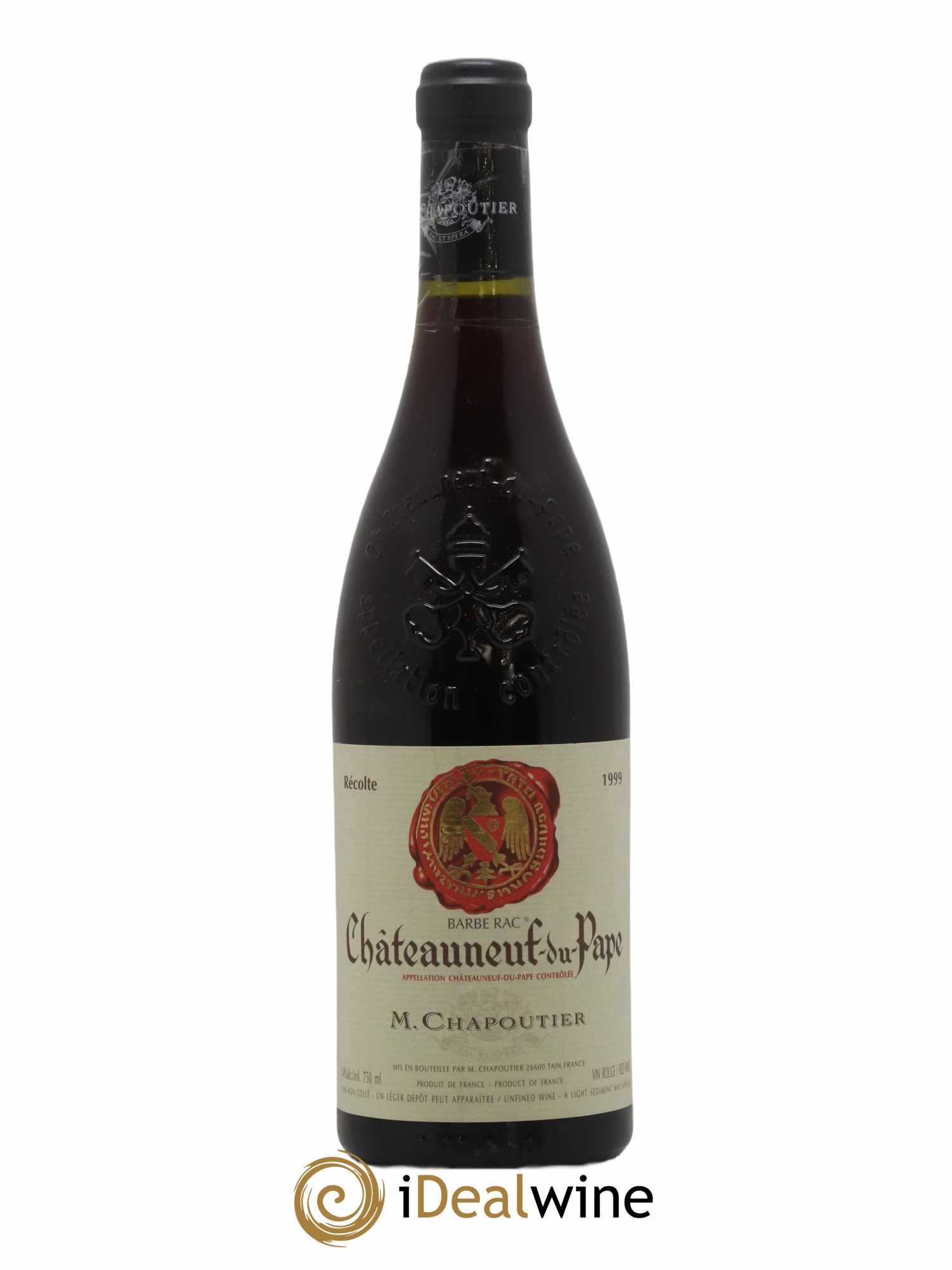 Châteauneuf-du-Pape Barbe Rac Chapoutier 1999 - Lot of 1 bottle - 0