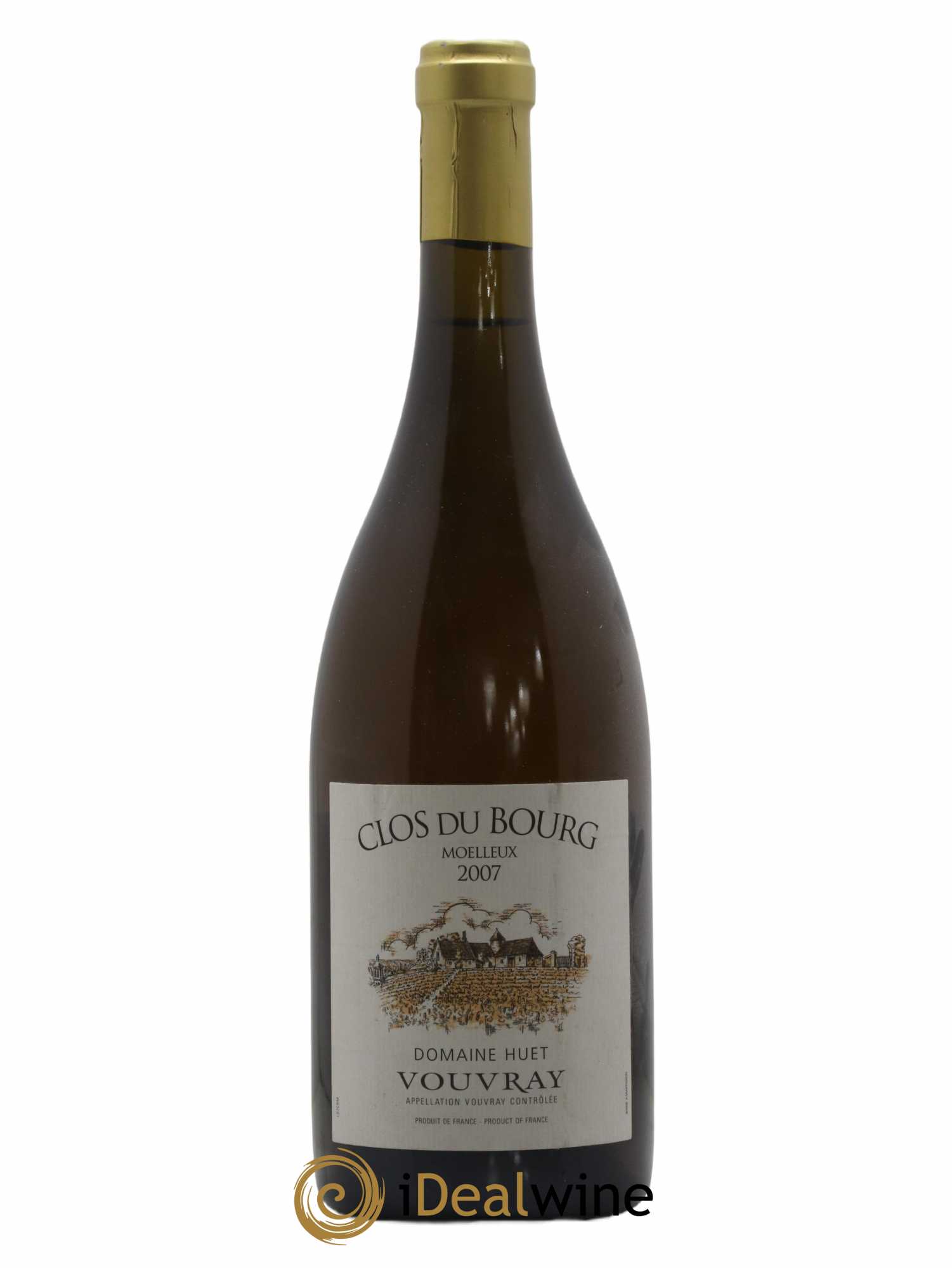 Vouvray Clos du Bourg Moelleux Domaine Huet 2007 - Lotto di 1 bottiglia - 0