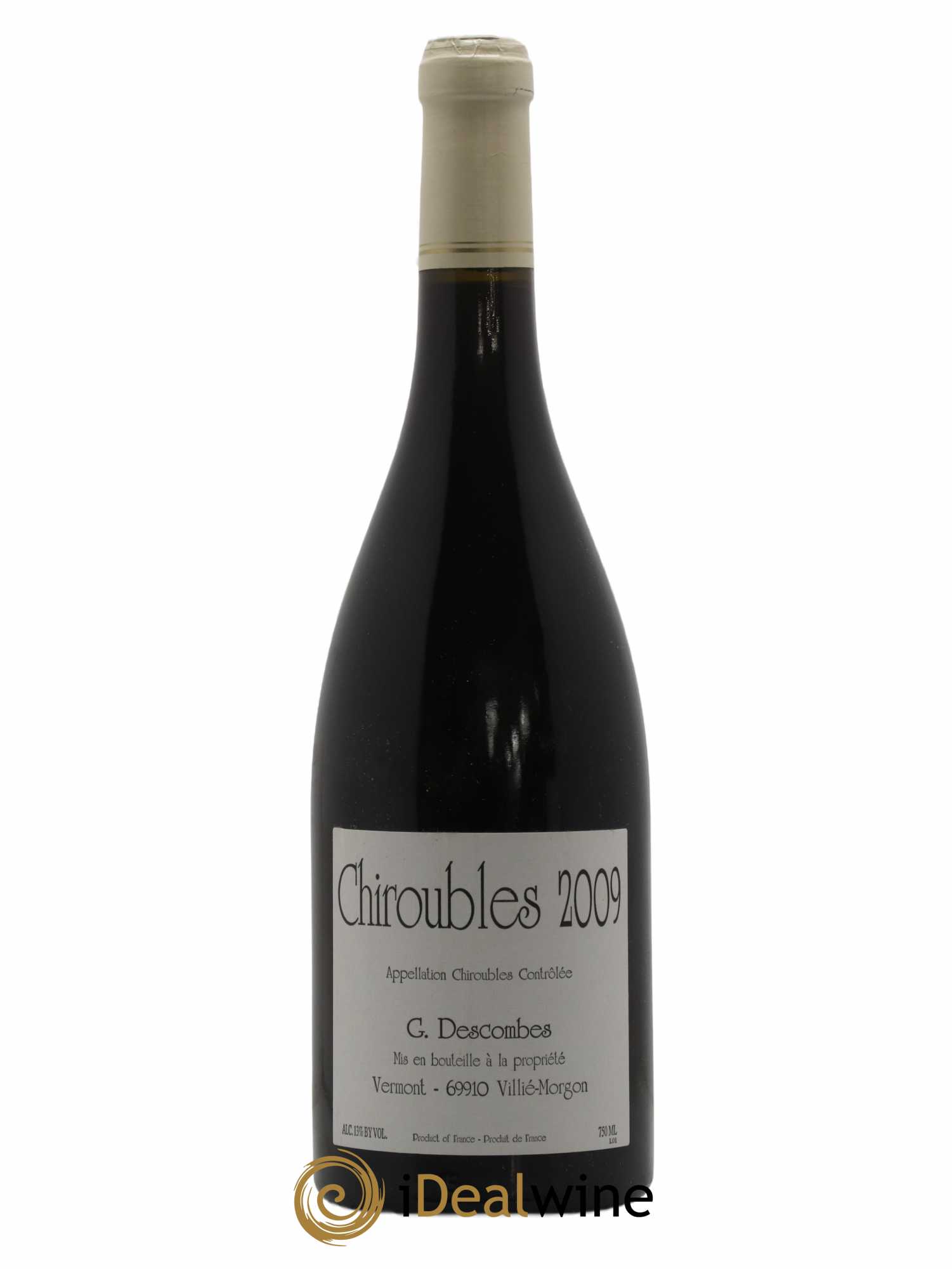 Chiroubles Vieilles vignes Georges Descombes (Domaine) 2009 - Lot de 1 bouteille - 0