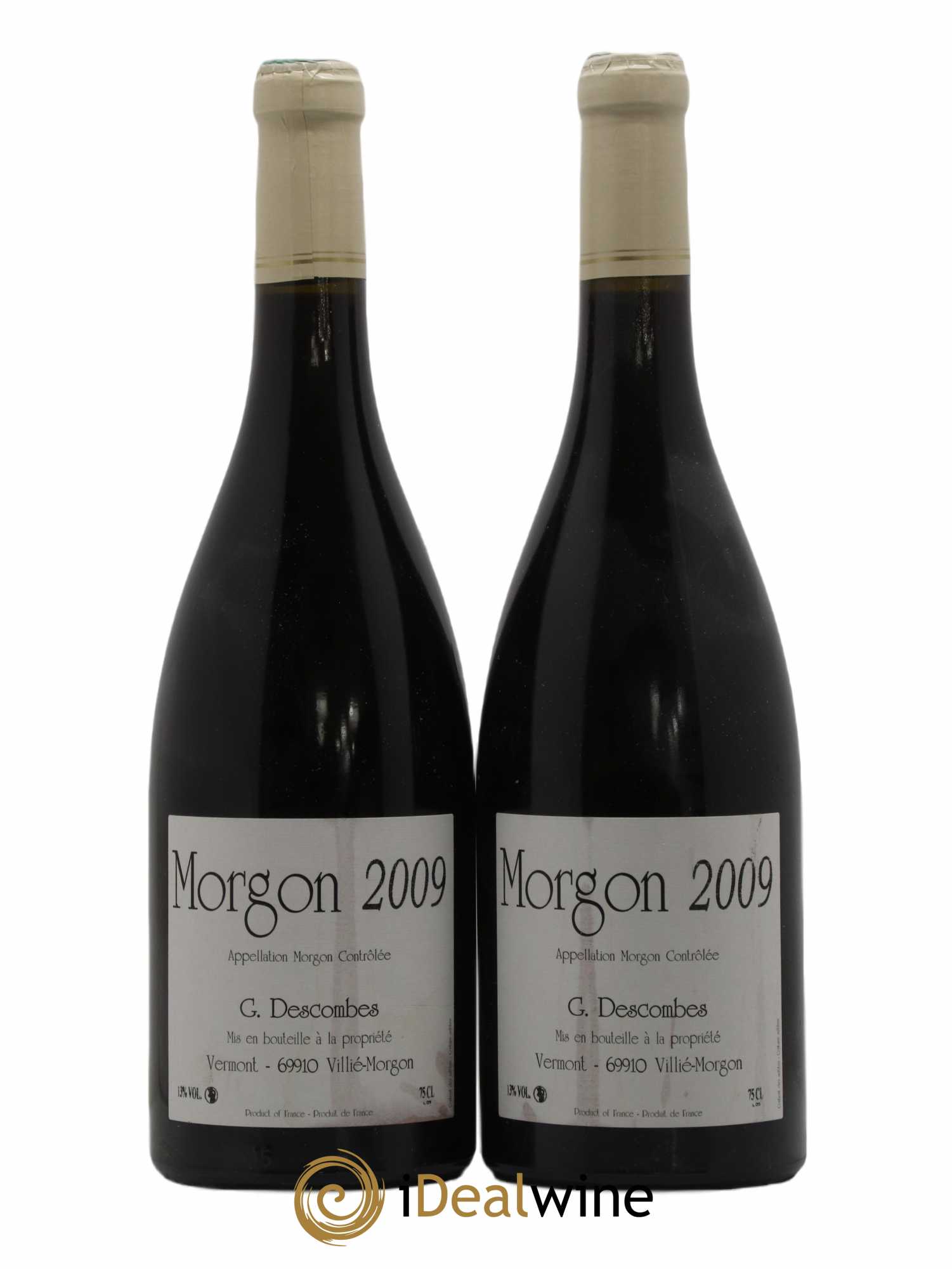 Morgon Vieilles vignes Georges Descombes (Domaine) 2009 - Lot de 2 bouteilles - 0