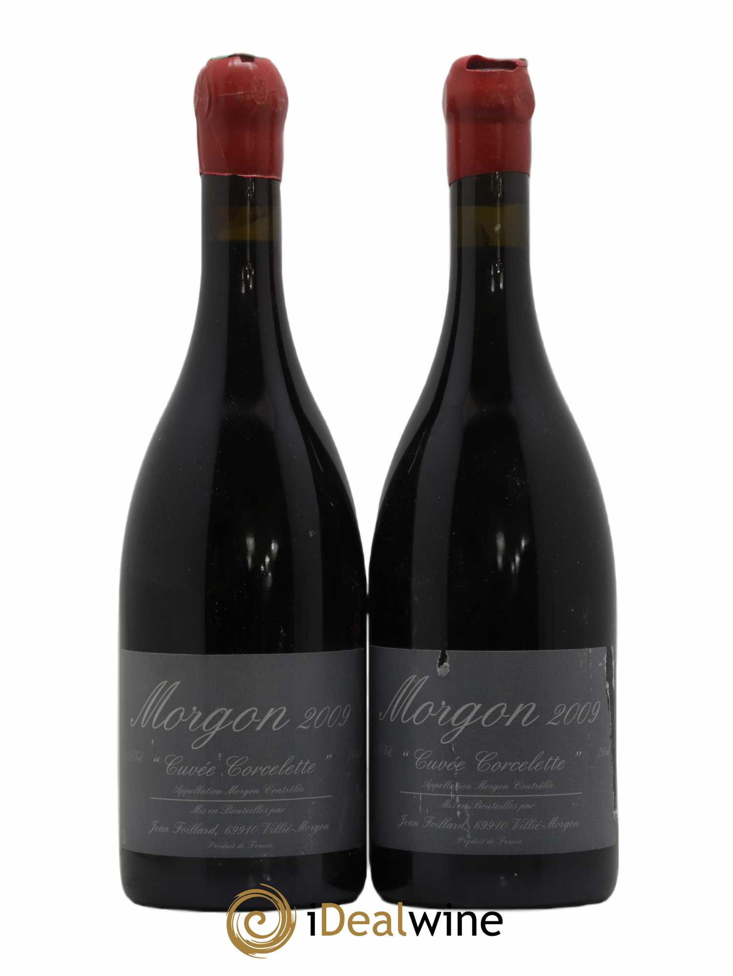 Morgon Corcelette Jean Foillard 2009 - Lot de 2 bouteilles - 0