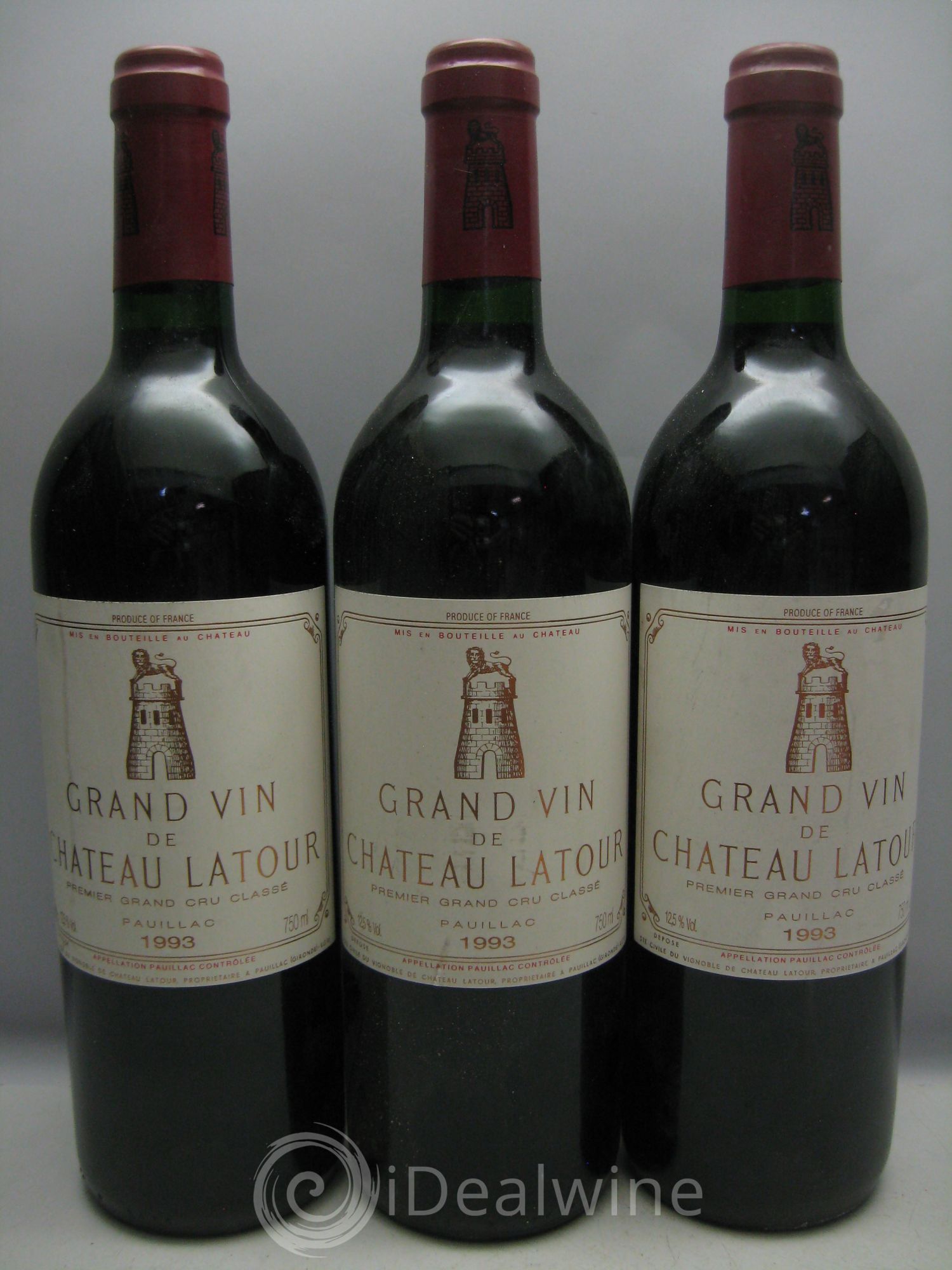 Château Latour 1er Grand Cru Classé 1993 - Lot de 6 bouteilles - 1