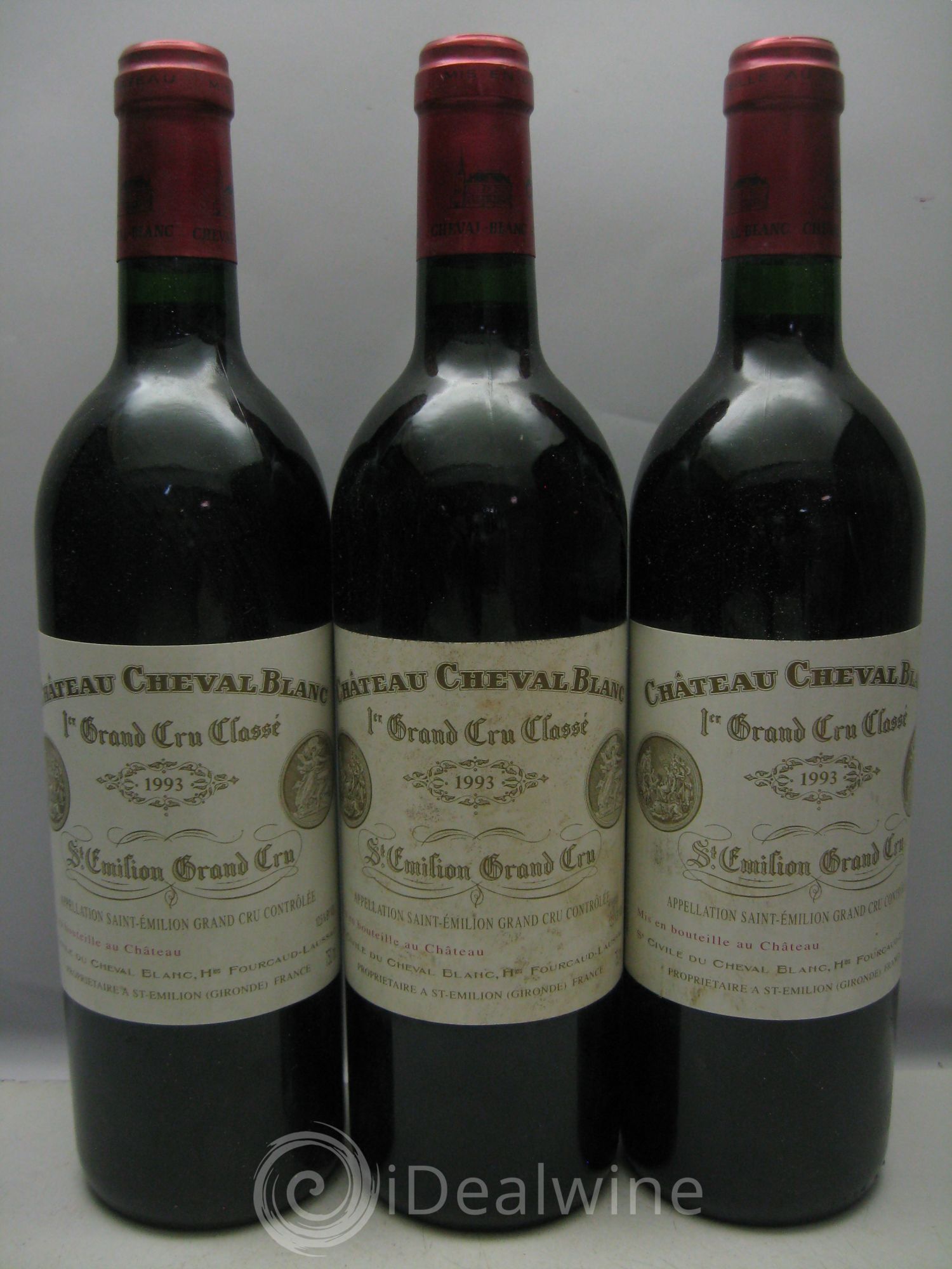 Château Cheval Blanc 1er Grand Cru Classé A 1993 - Lot de 6 bouteilles - 1