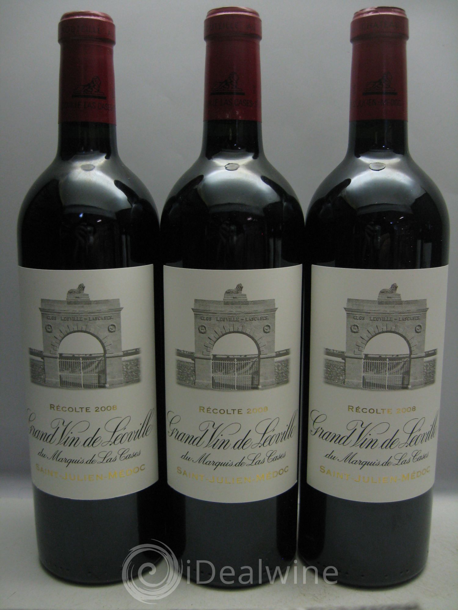Château Léoville Las Cases 2ème Grand Cru Classé 2008 - Lot de 12 bouteilles - 2