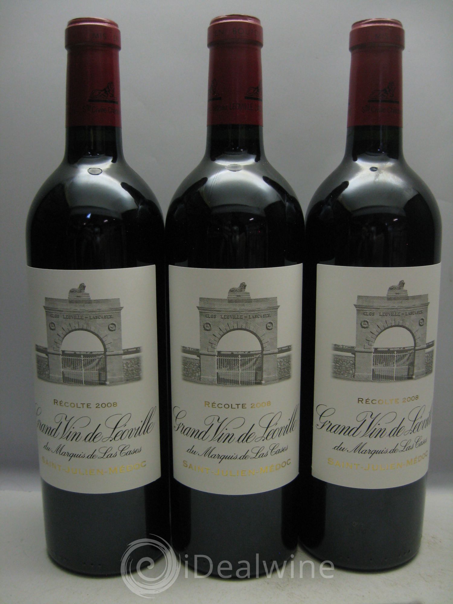 Château Léoville Las Cases 2ème Grand Cru Classé 2008 - Lot de 12 bouteilles - 3
