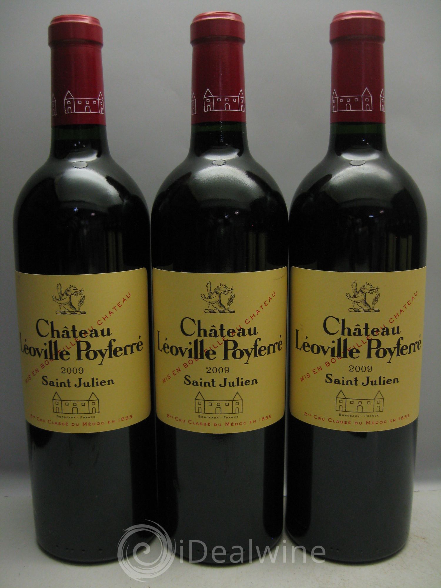 Château Léoville Poyferré 2ème Grand Cru Classé 2009 - Lot de 12 bouteilles - 0