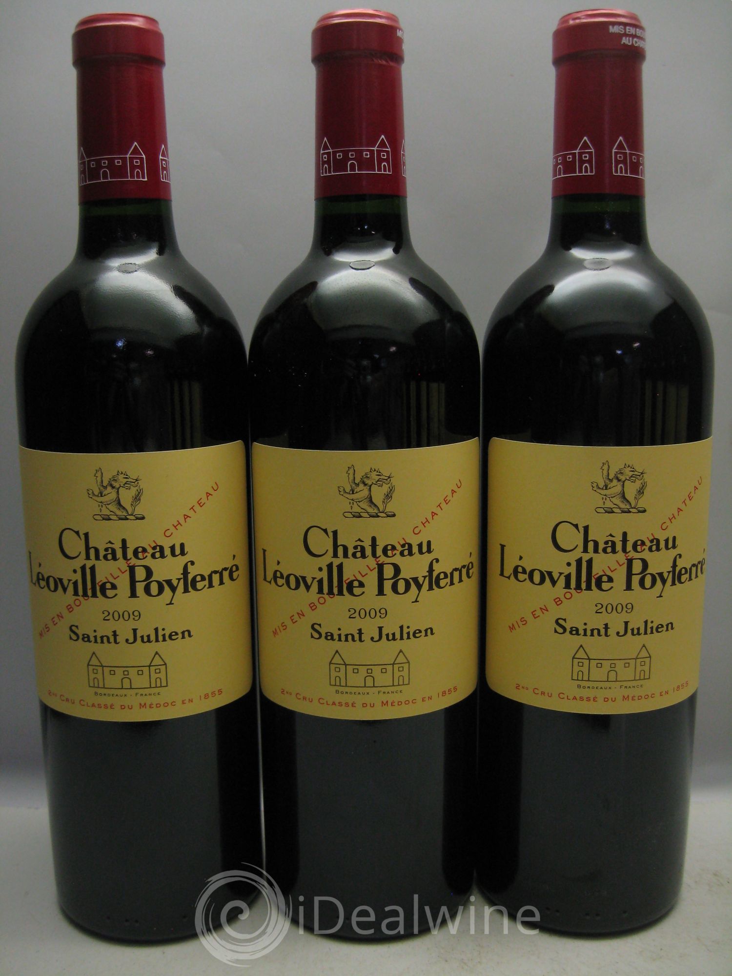 Château Léoville Poyferré 2ème Grand Cru Classé 2009 - Lot de 12 bouteilles - 1