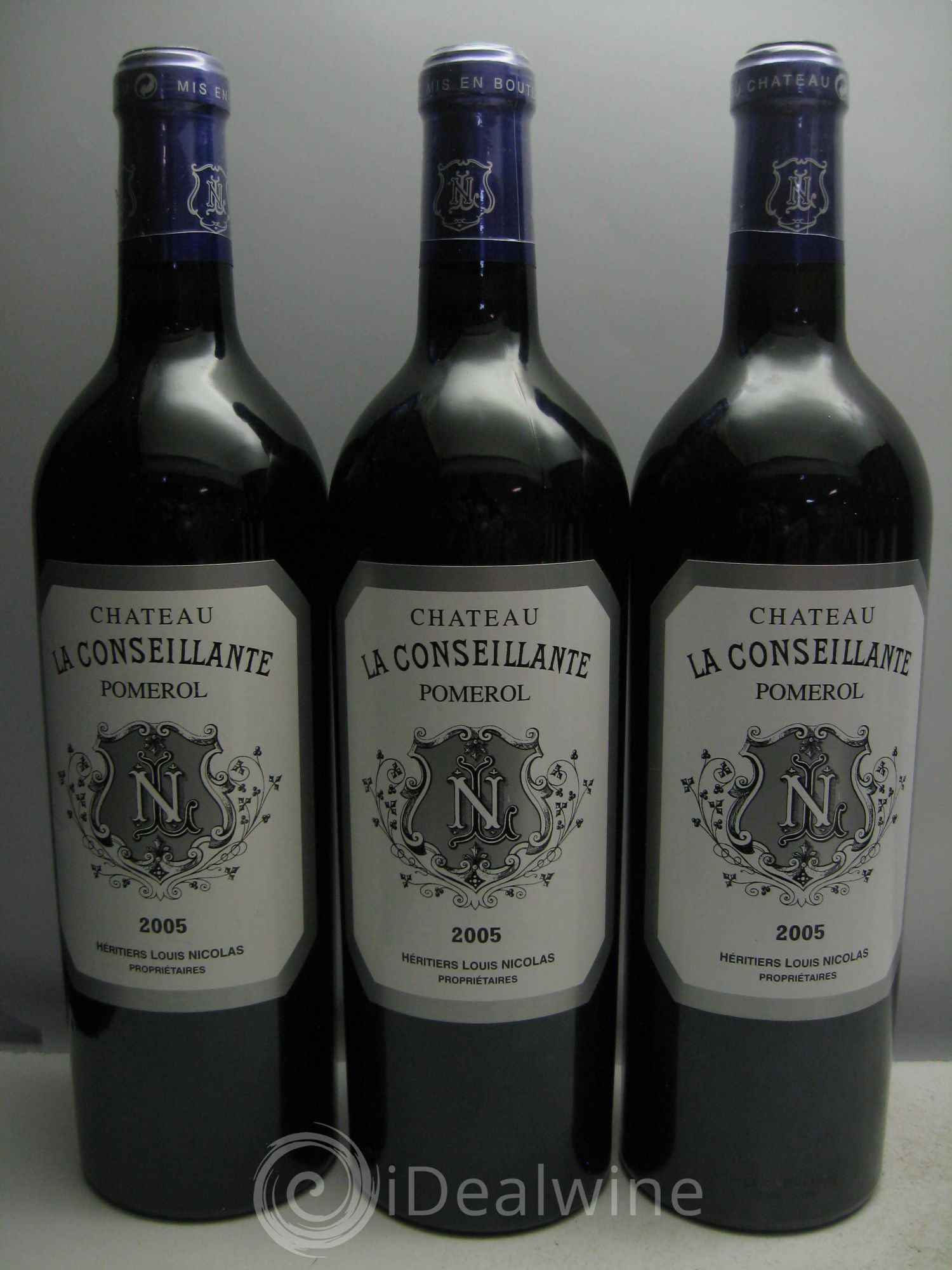 Château la Conseillante (CB sans couvercle) 2005 - Lot de 12 bouteilles - 1