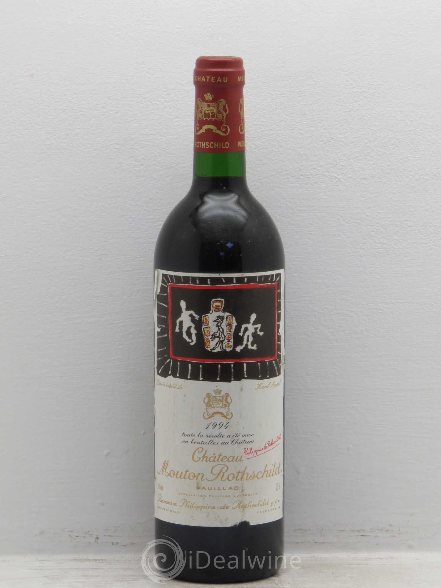 Château Mouton Rothschild 1er Grand Cru Classé 1994 - Lot de 1 bouteille - 0