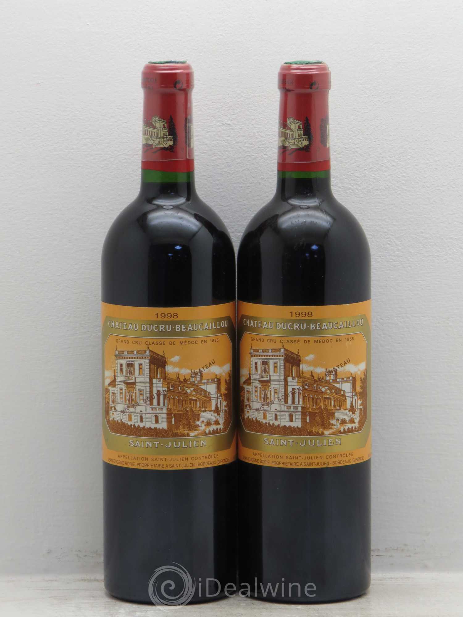 Château Ducru Beaucaillou 2ème Grand Cru Classé 1998 - Lot de 2 bouteilles - 0