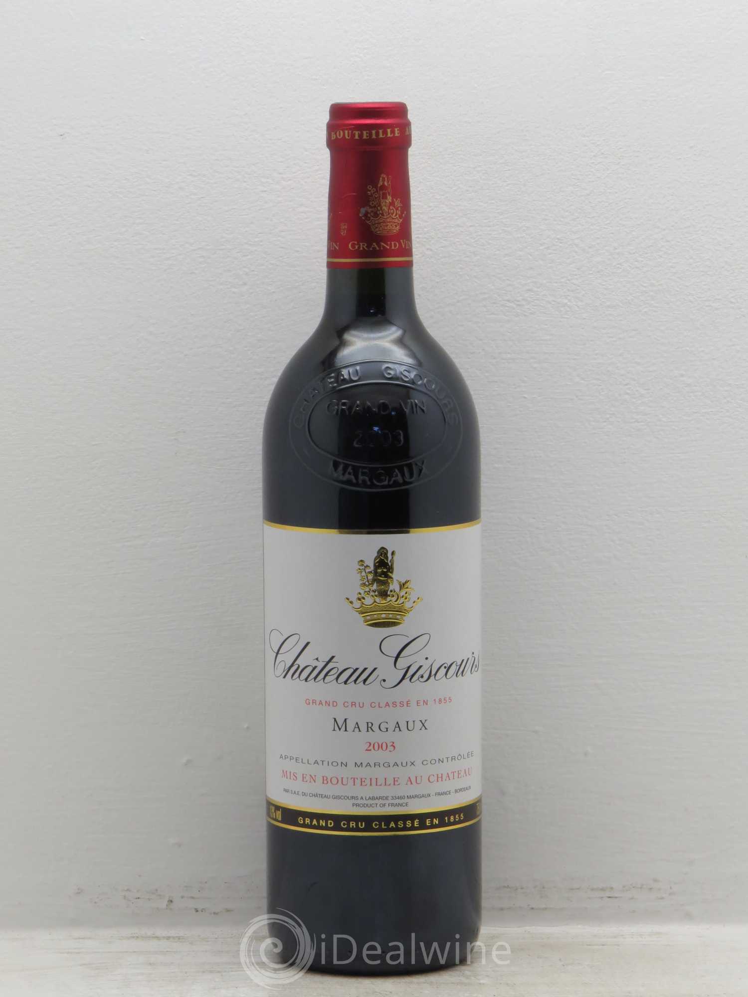 Château Giscours 3ème Grand Cru Classé 2003 - Lot de 12 bouteilles - 0