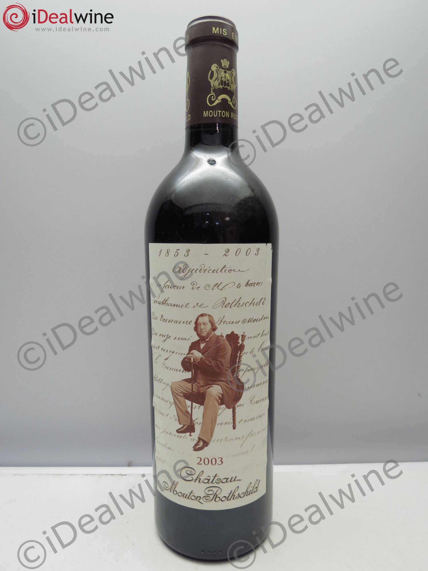 Château Mouton Rothschild 1er Grand Cru Classé 2003 - Lot de 1 bouteille - 0
