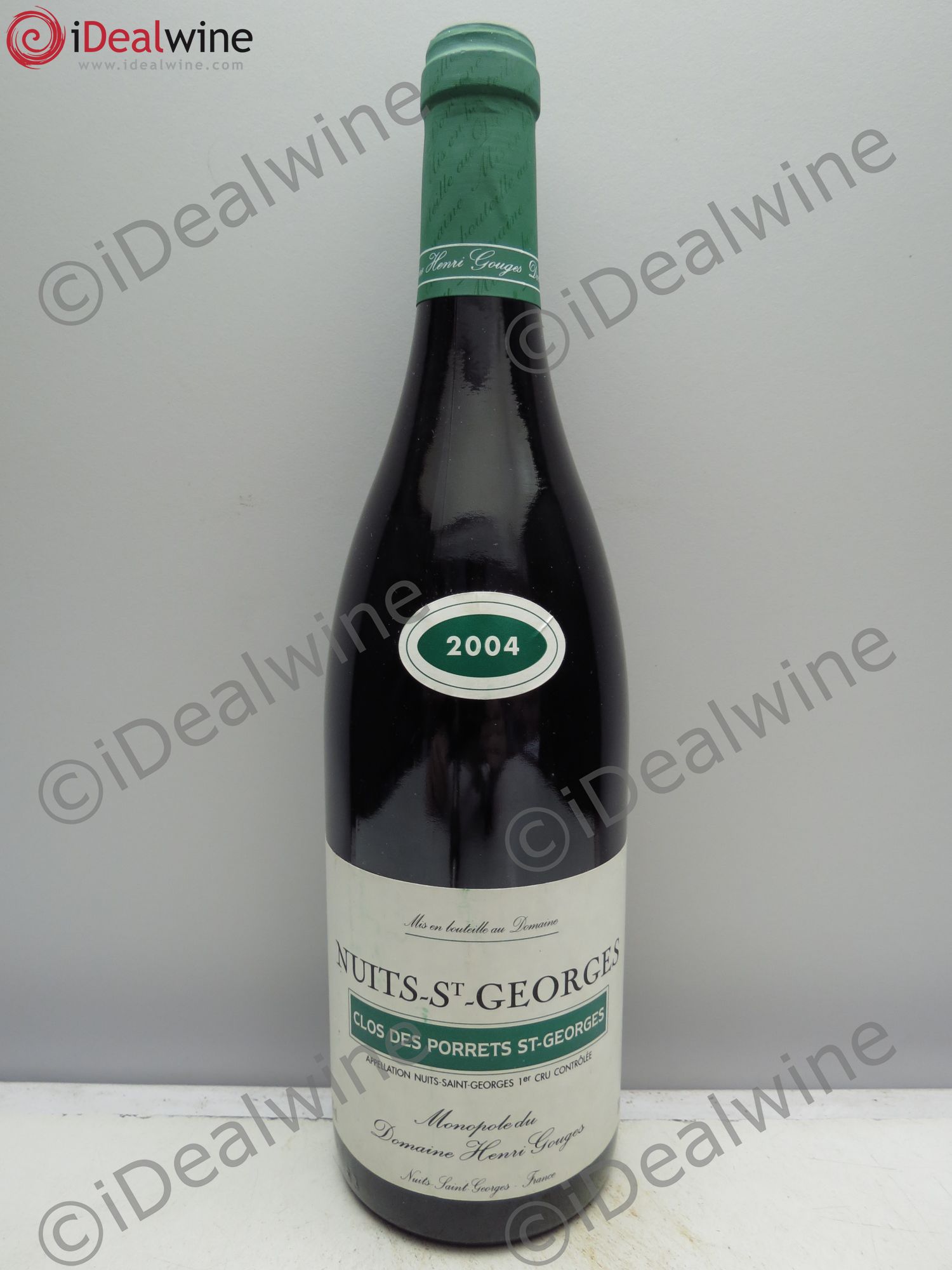 Nuits-Saint-Georges 1er Cru Clos des Porrets St Georges Henri Gouges 2004 - Lot de 1 bouteille - 0