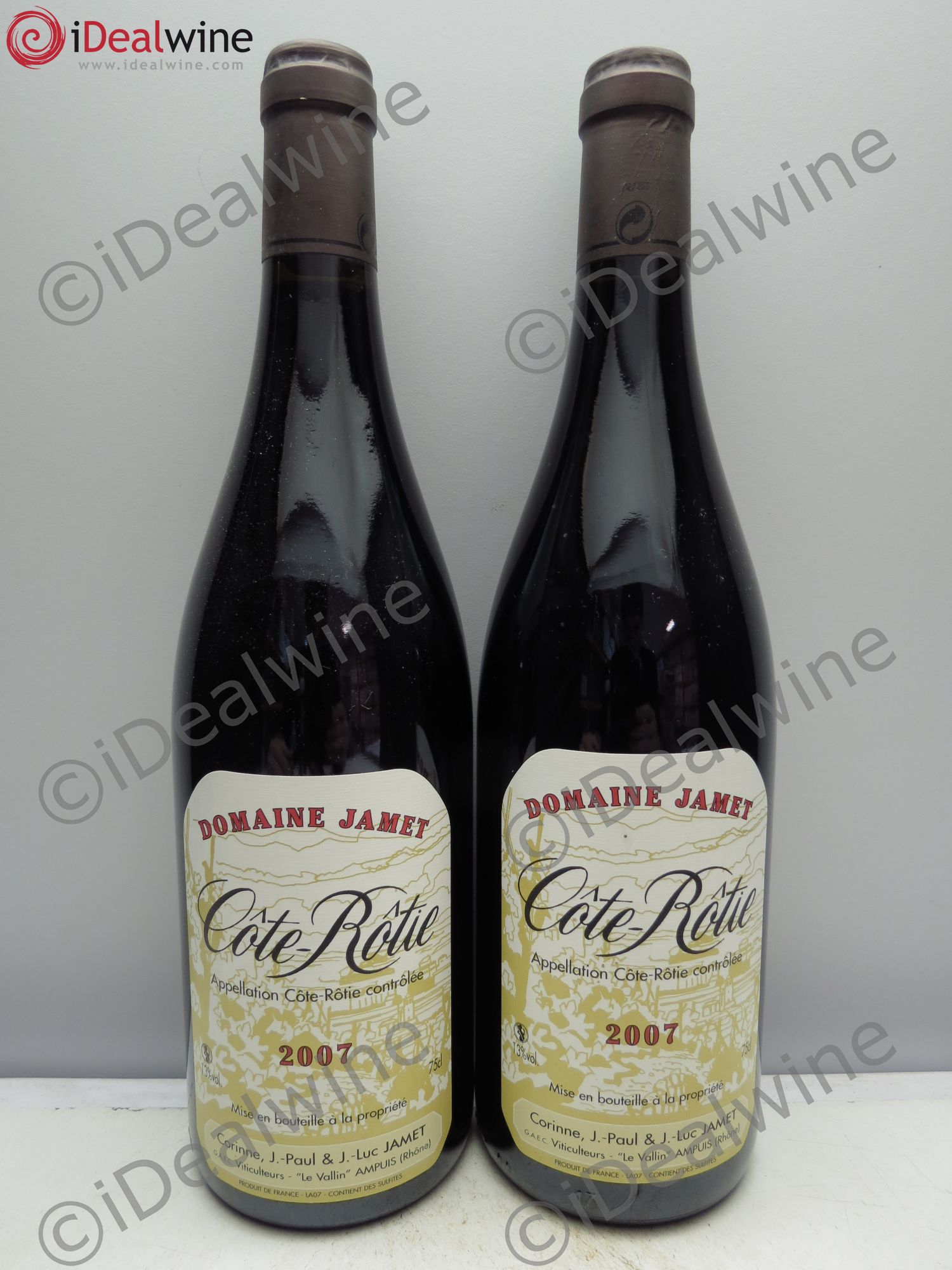 Côte-Rôtie Jamet (Domaine) 2007 - Lot de 2 bouteilles - 0