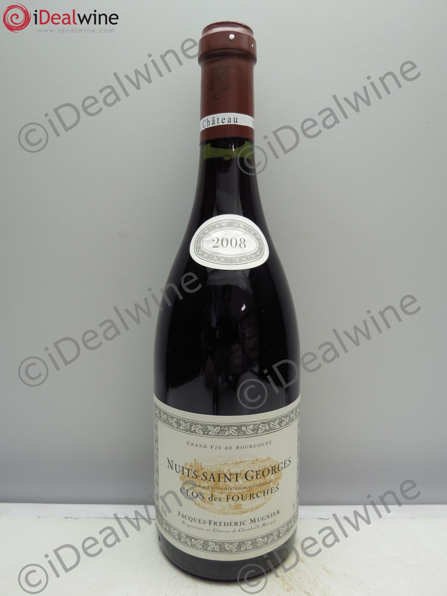 Nuits-Saint-Georges Clos des Fourches Jacques-Frédéric Mugnier 2008 - Lot de 1 bouteille - 0