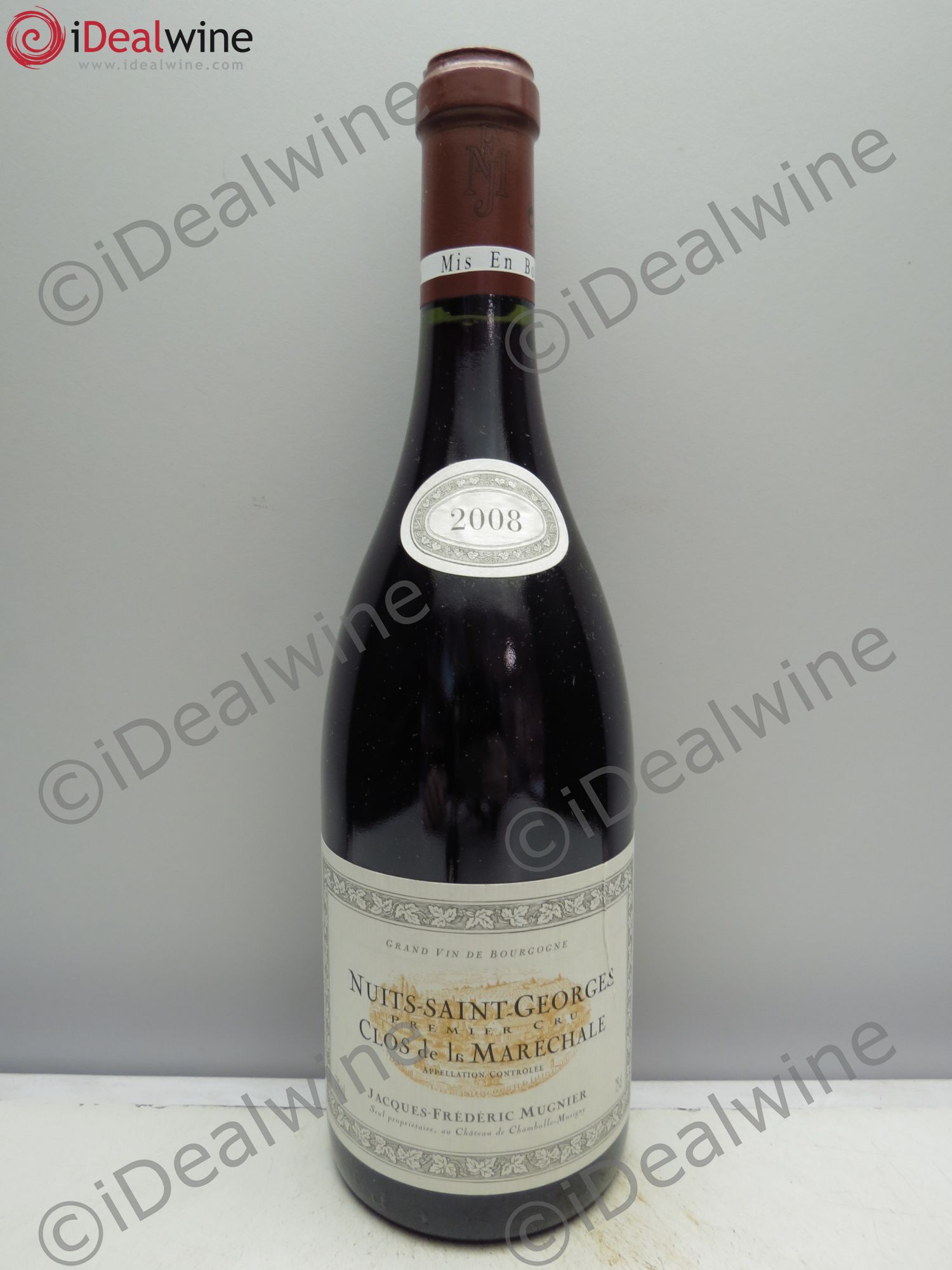 Nuits-Saint-Georges 1er Cru Clos de La Maréchale Jacques-Frédéric Mugnier 2008 - Lot de 1 bouteille - 0