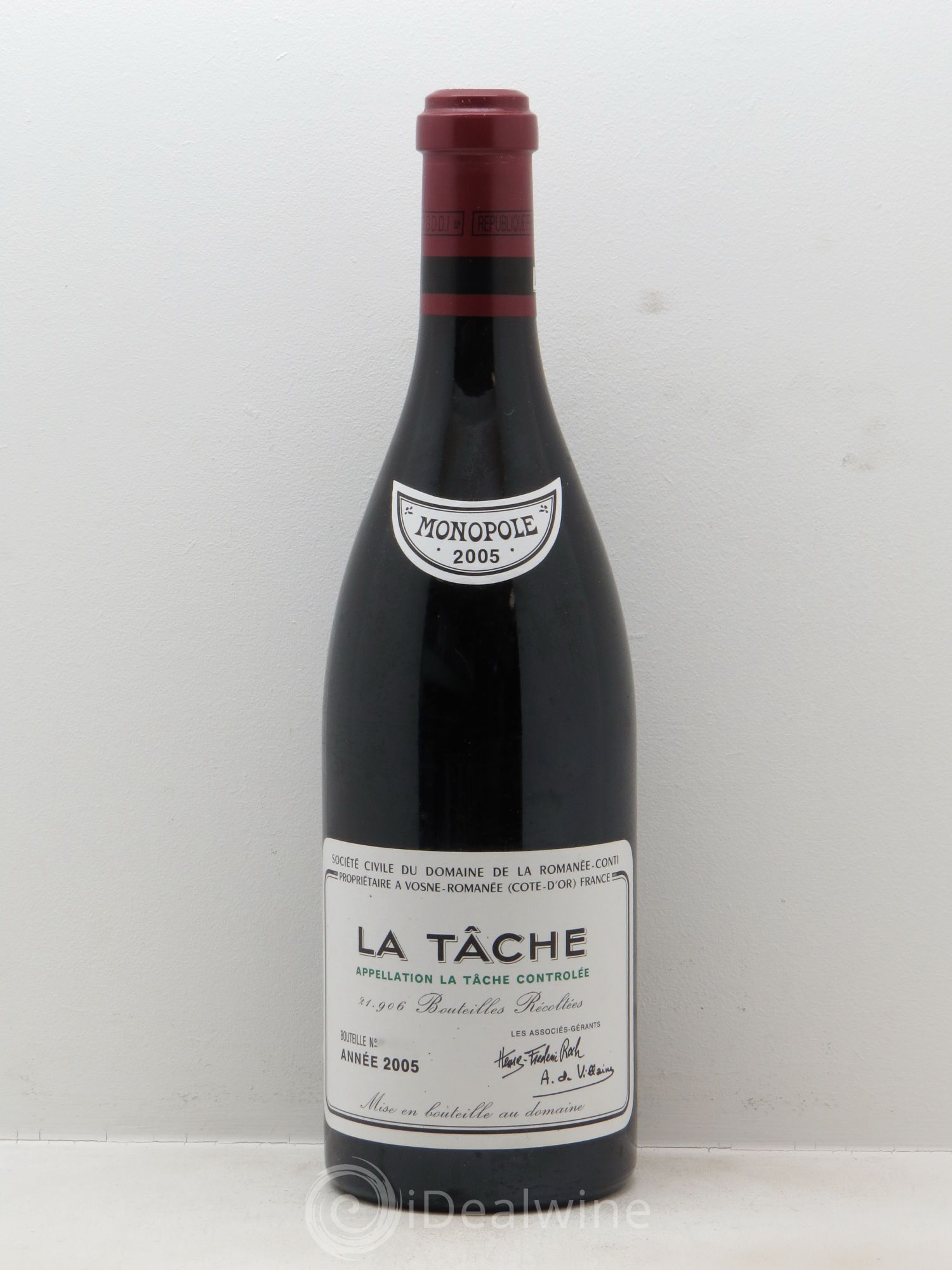 La Tâche Grand Cru Domaine de la Romanée-Conti null 2005 - Lot of 1 bottle - 0