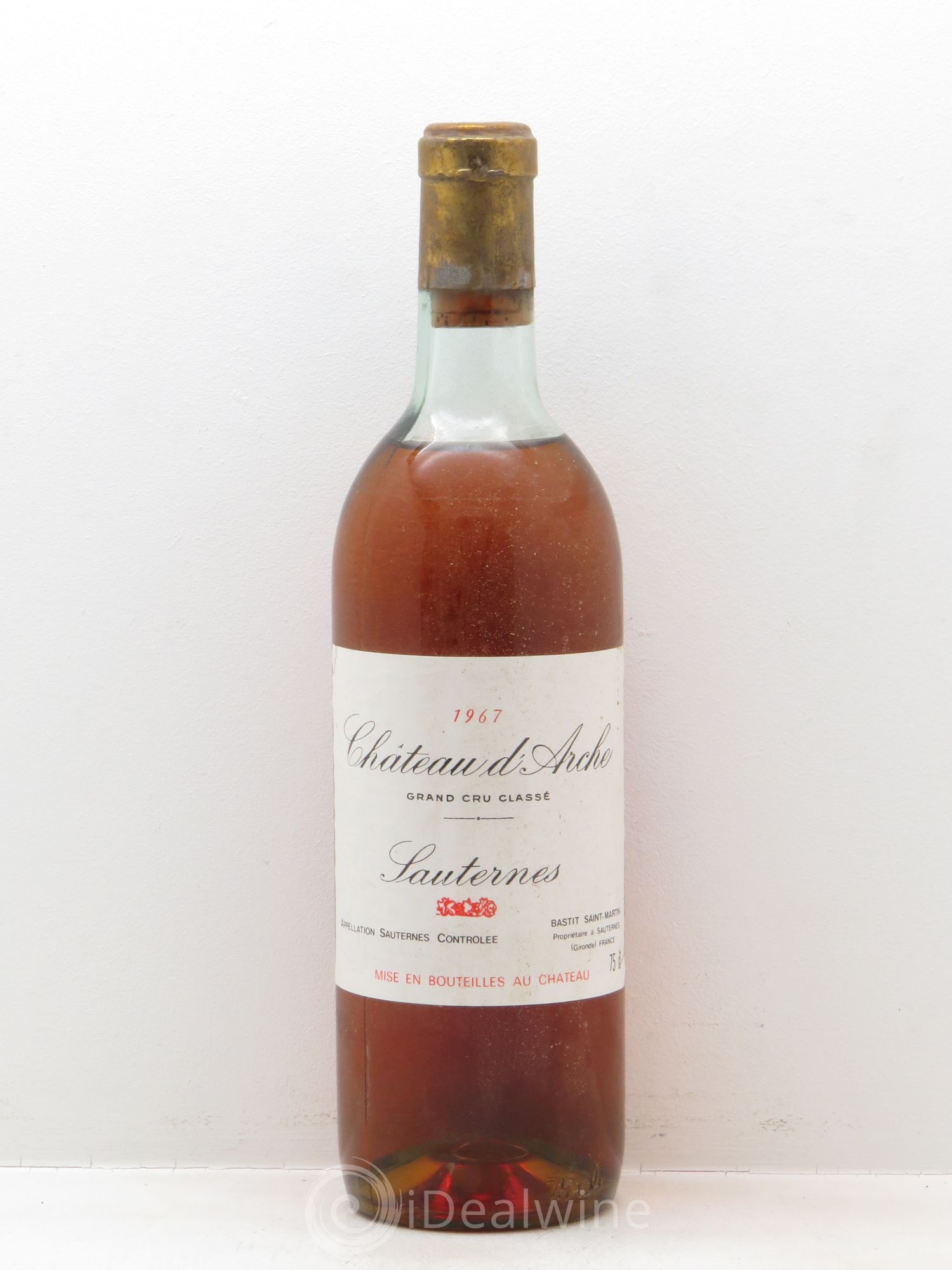 Château d' Arche 2ème Grand Cru Classé 1967 - Lotto di 1 bottiglia - 0
