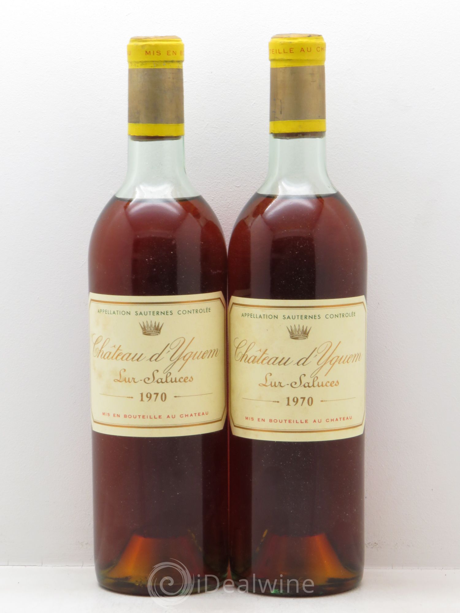 Château d' Yquem 1er Cru Classé Supérieur 1970 - Lotto di 2 bottiglie - 0