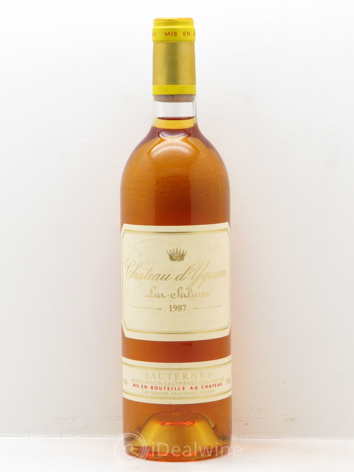 Château d' Yquem 1er Cru Classé Supérieur 1987 - Lot de 1 bouteille - 0