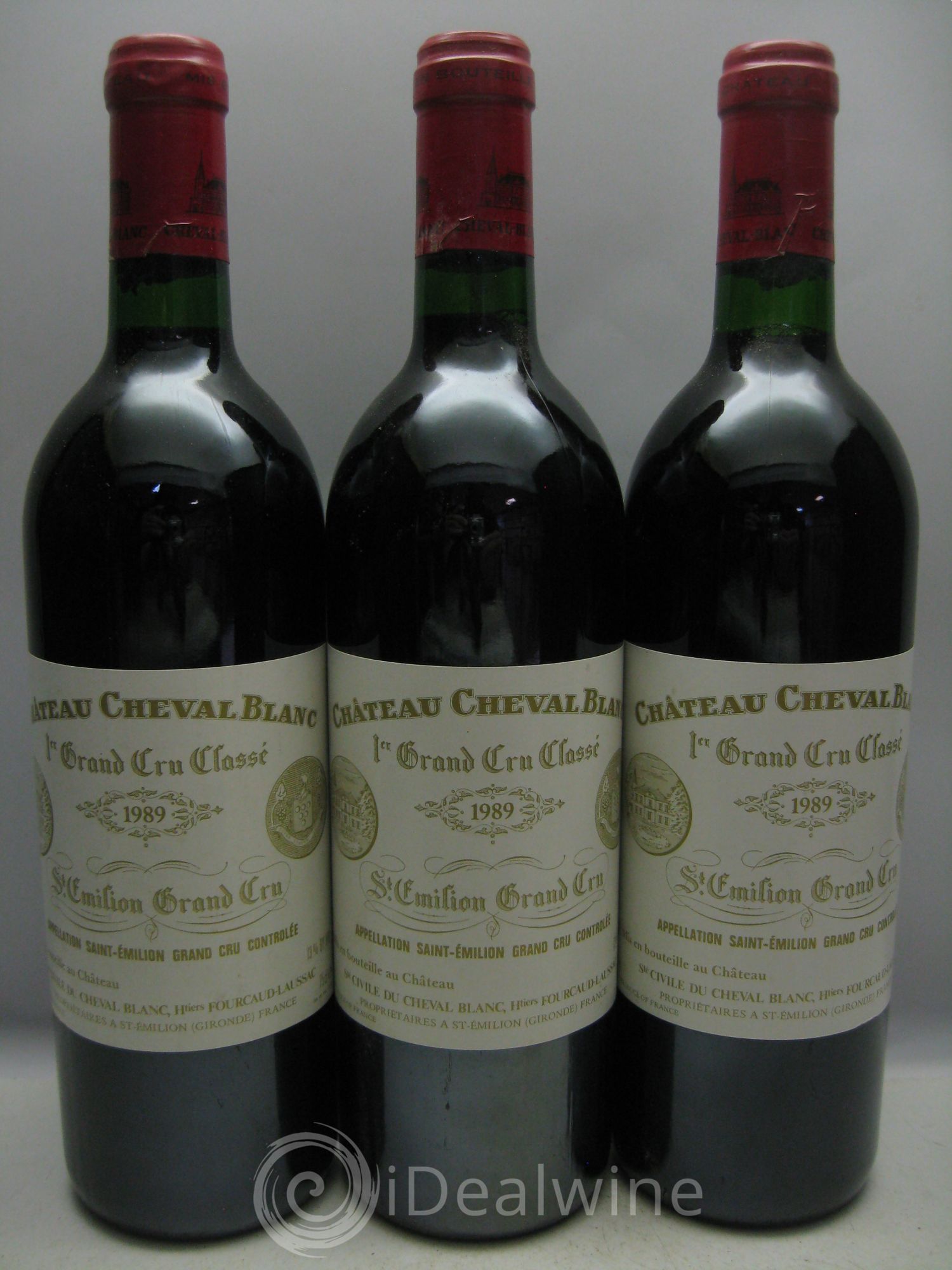Château Cheval Blanc 1er Grand Cru Classé A 1989 - Lot de 6 bouteilles - 1