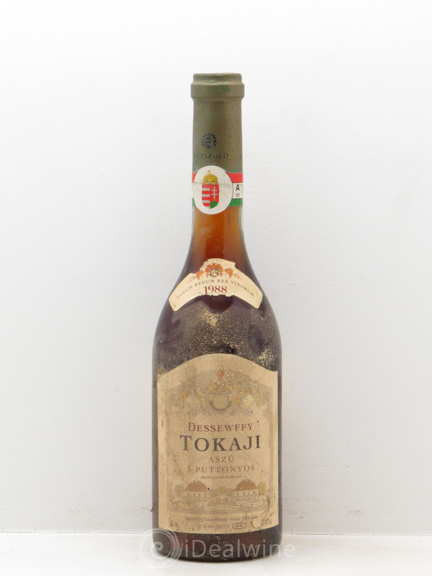 Tokaji 5 Puttonyos 1988 - Posten von 1 Flasche - 0