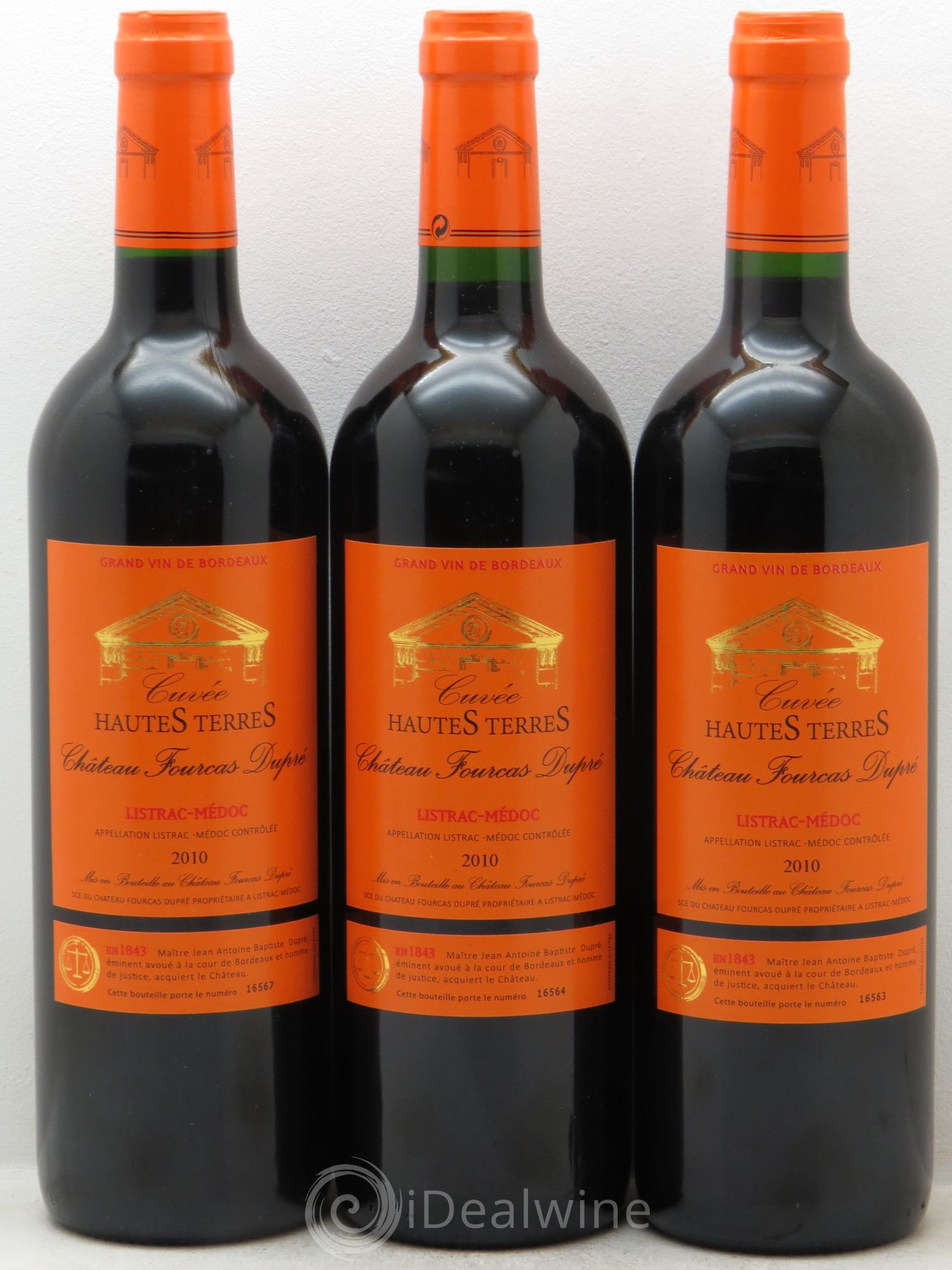 Château Fourcas Dupré (sans prix de réserve - no reserve) 2010 - Posten von 3 Flaschen - 0