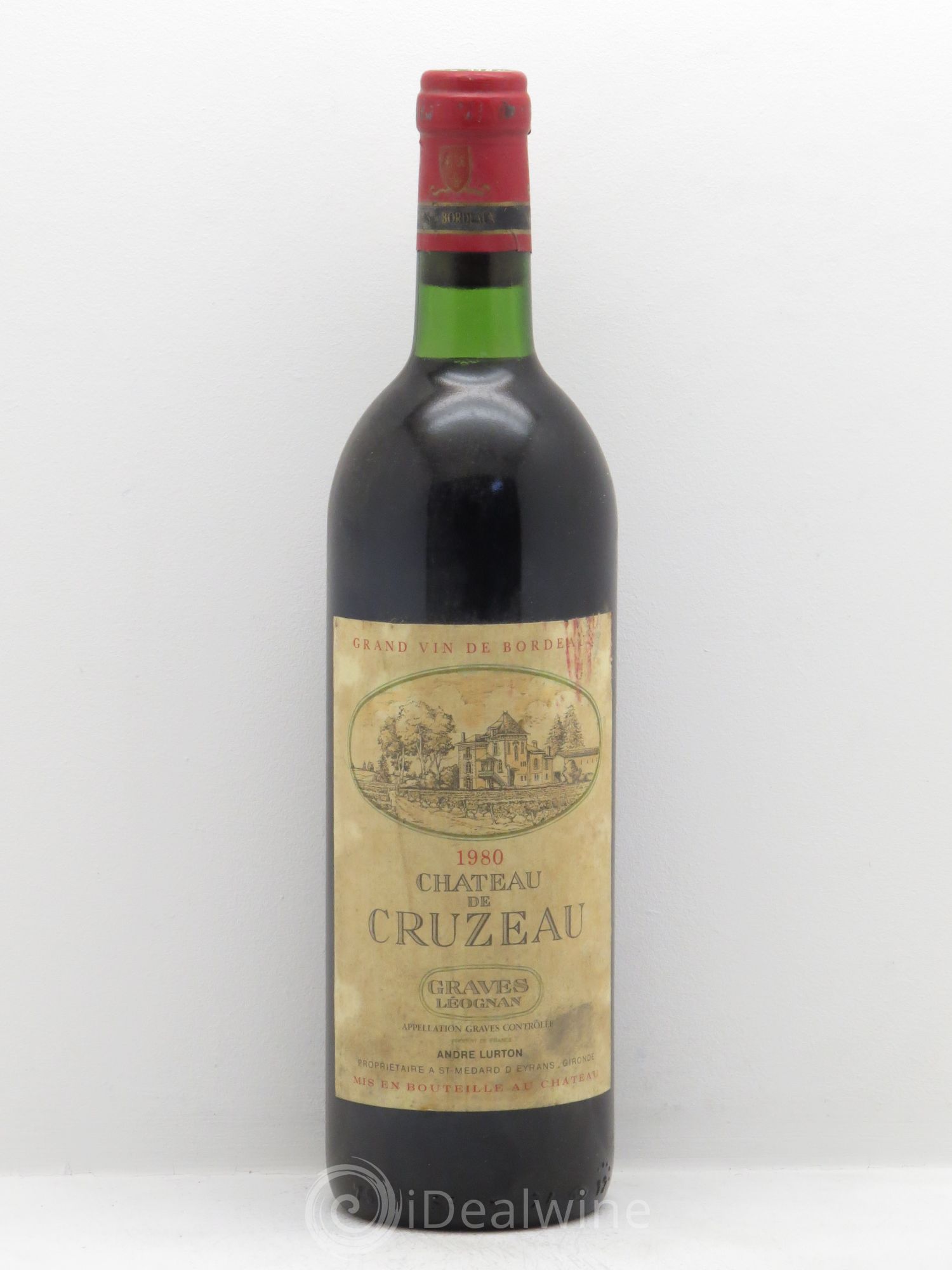 Château de Cruzeau 1980 - Lot de 1 bouteille - 0