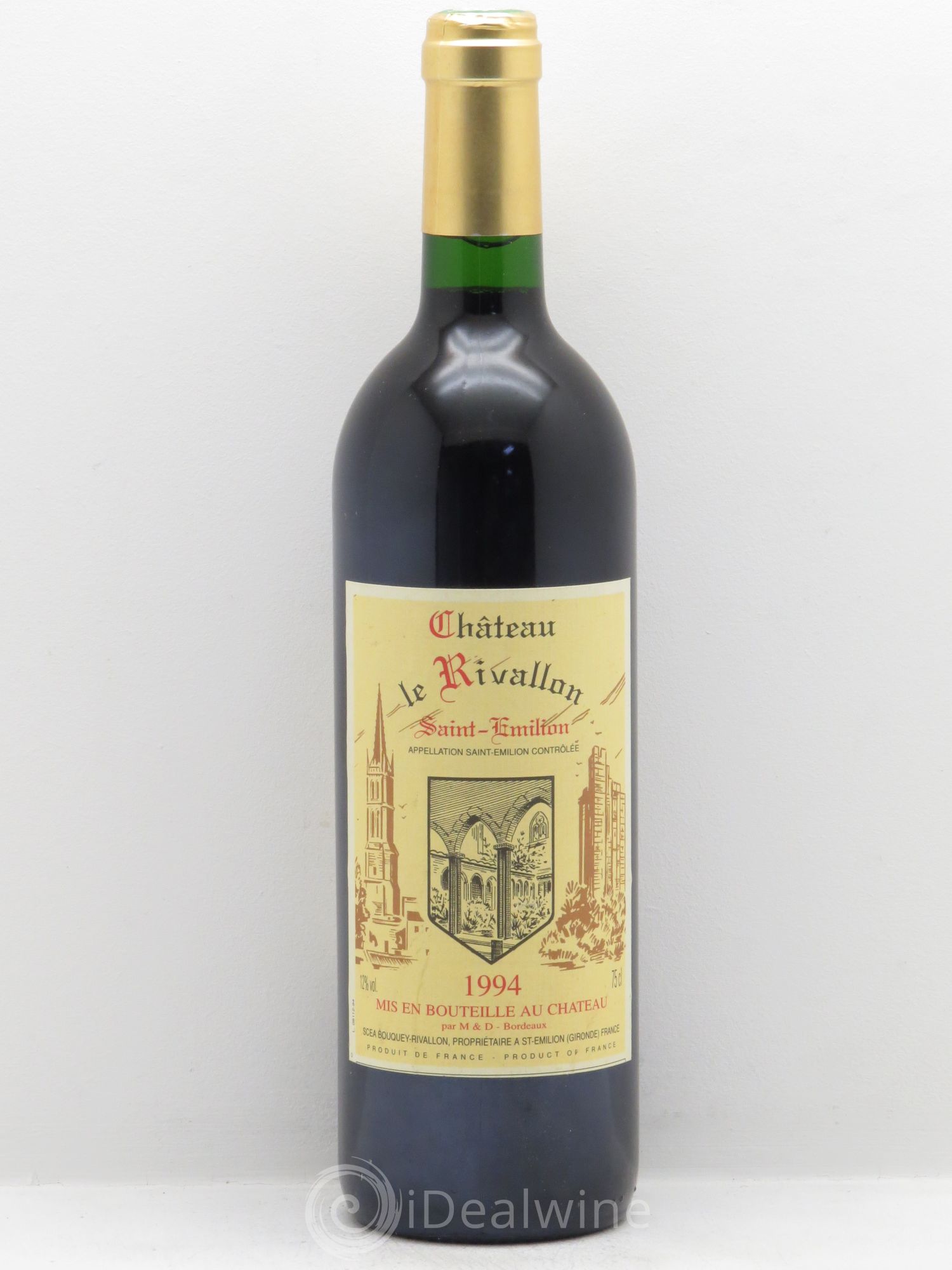 Saint-Émilion Château Le Rivallon (sans prix de réserve) 1994 - Posten von 1 Flasche - 0