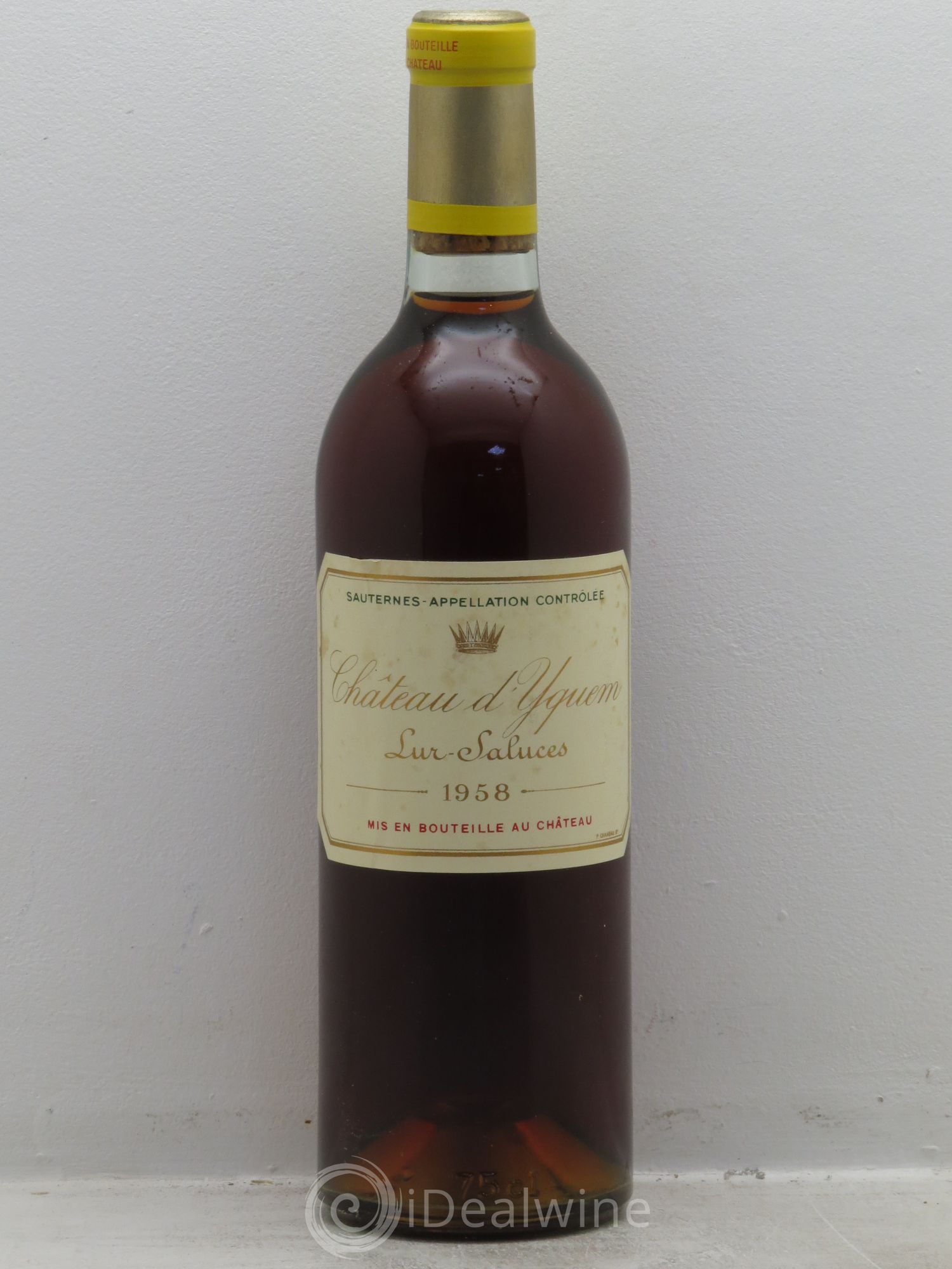 Château d' Yquem 1er Cru Classé Supérieur 1958 - Lotto di 1 bottiglia - 0