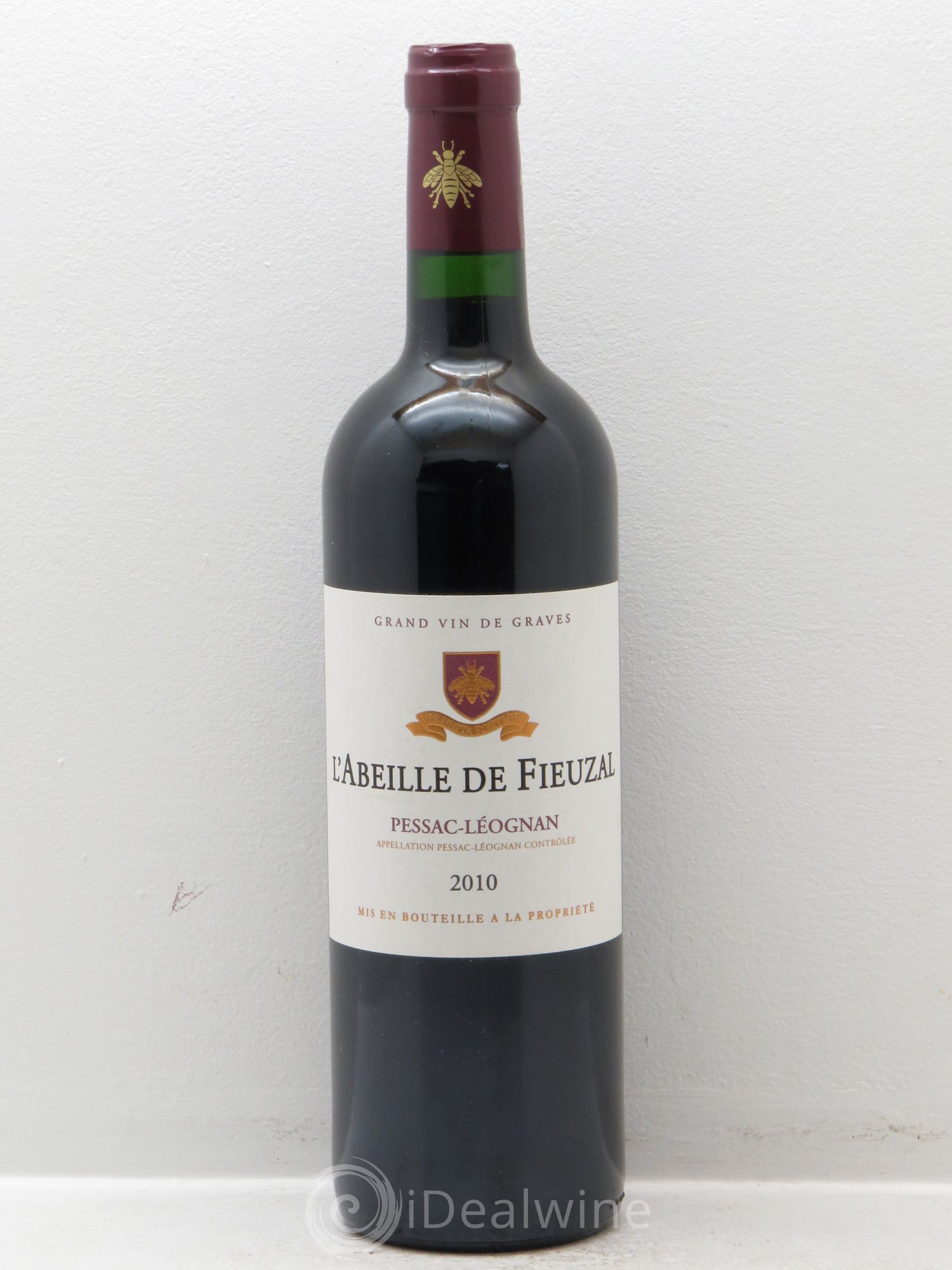 Abeille de Fieuzal 2010 - Lot de 6 bouteilles - 0