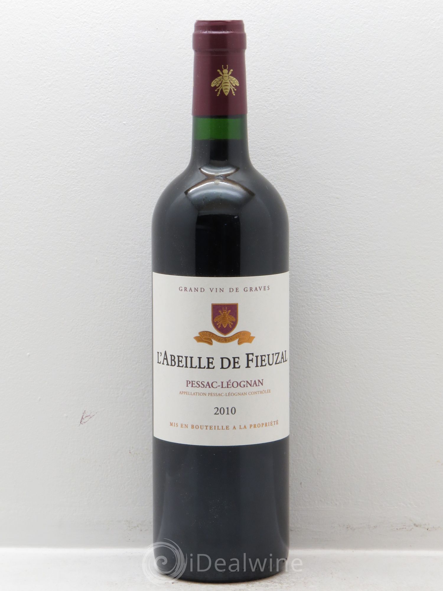 Abeille de Fieuzal 2010 - Lot de 6 bouteilles - 0