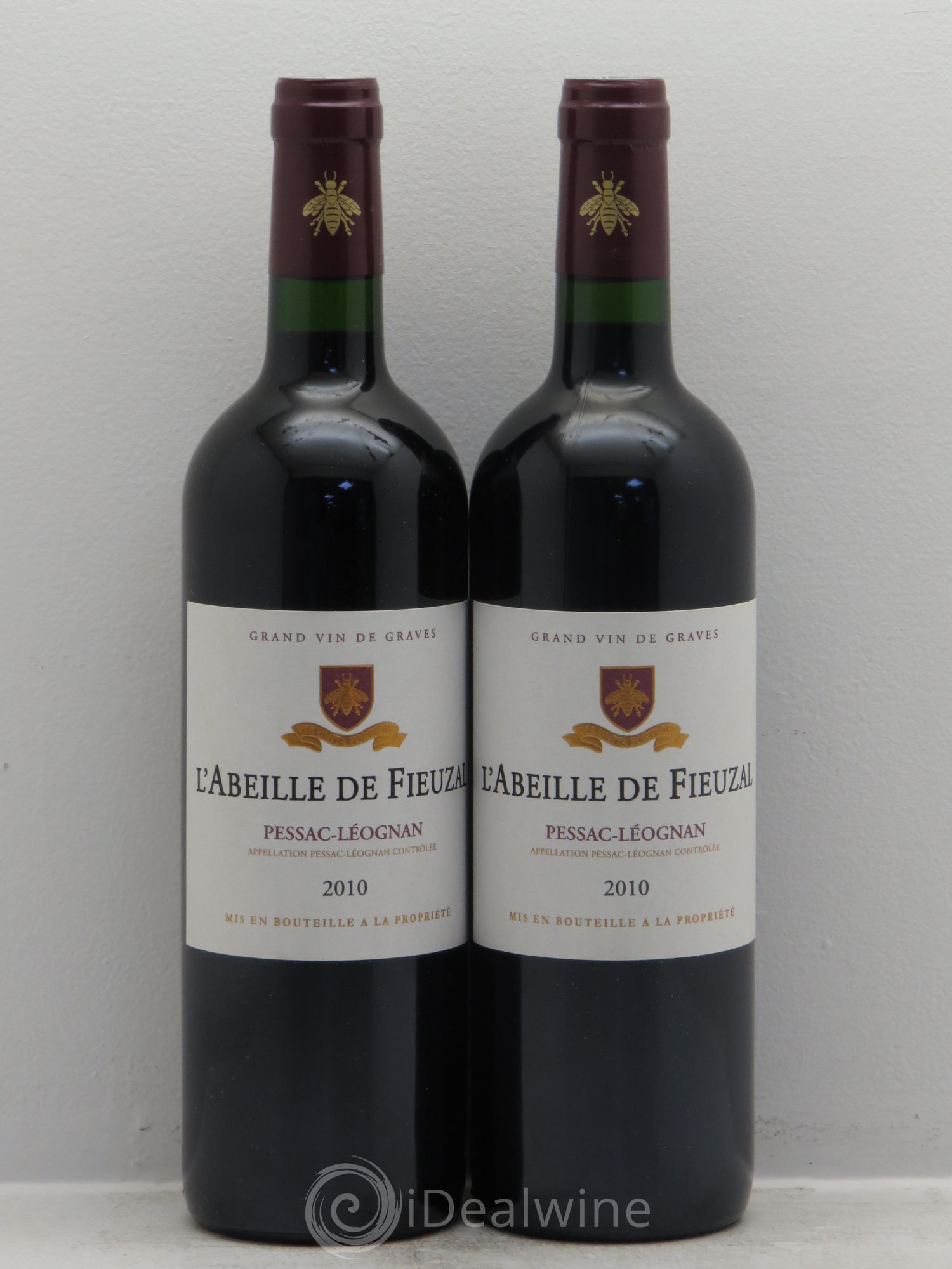 Abeille de Fieuzal 2010 - Lot de 2 bouteilles - 0