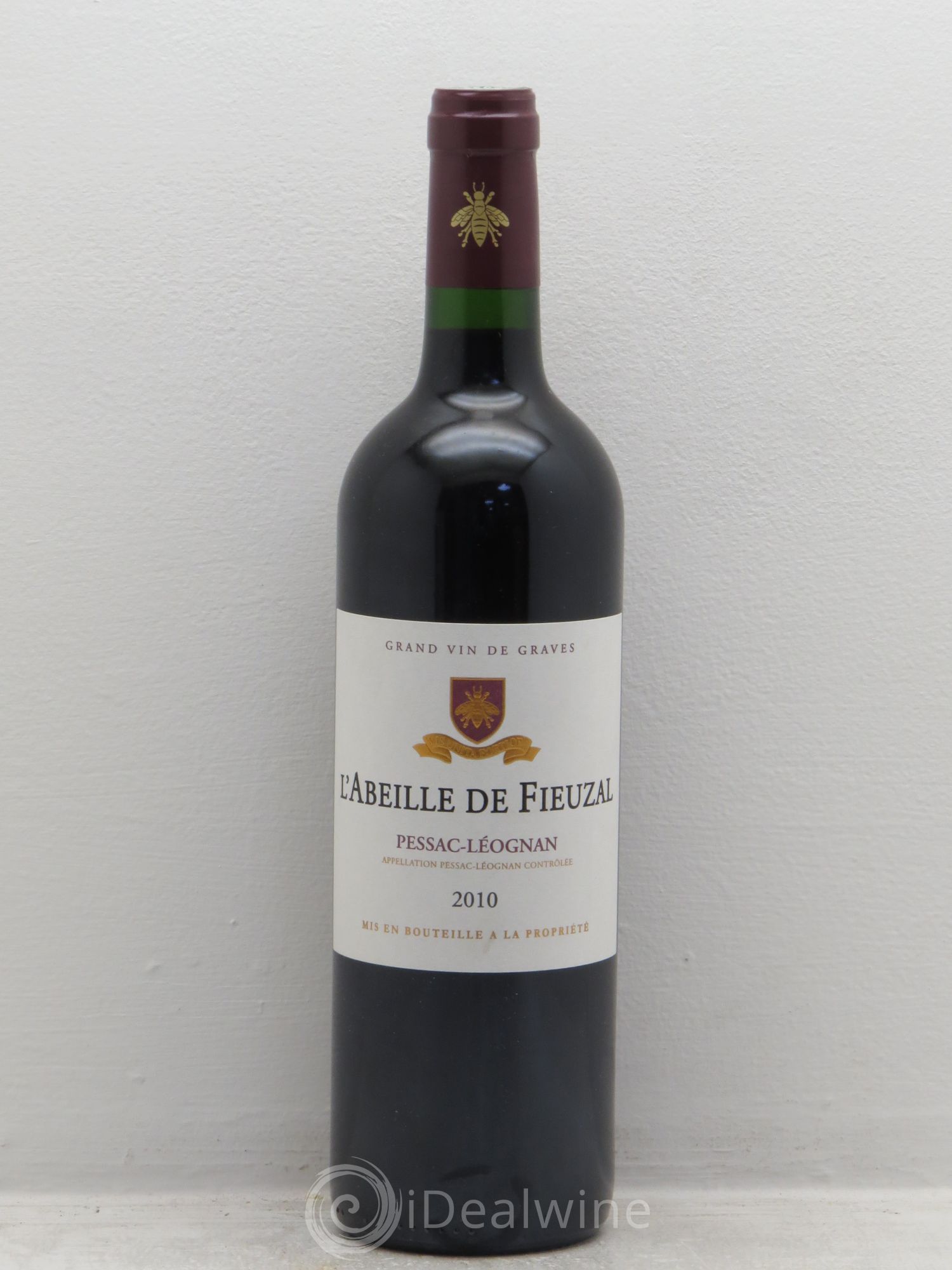 Abeille de Fieuzal 2010 - Lot de 6 bouteilles - 0