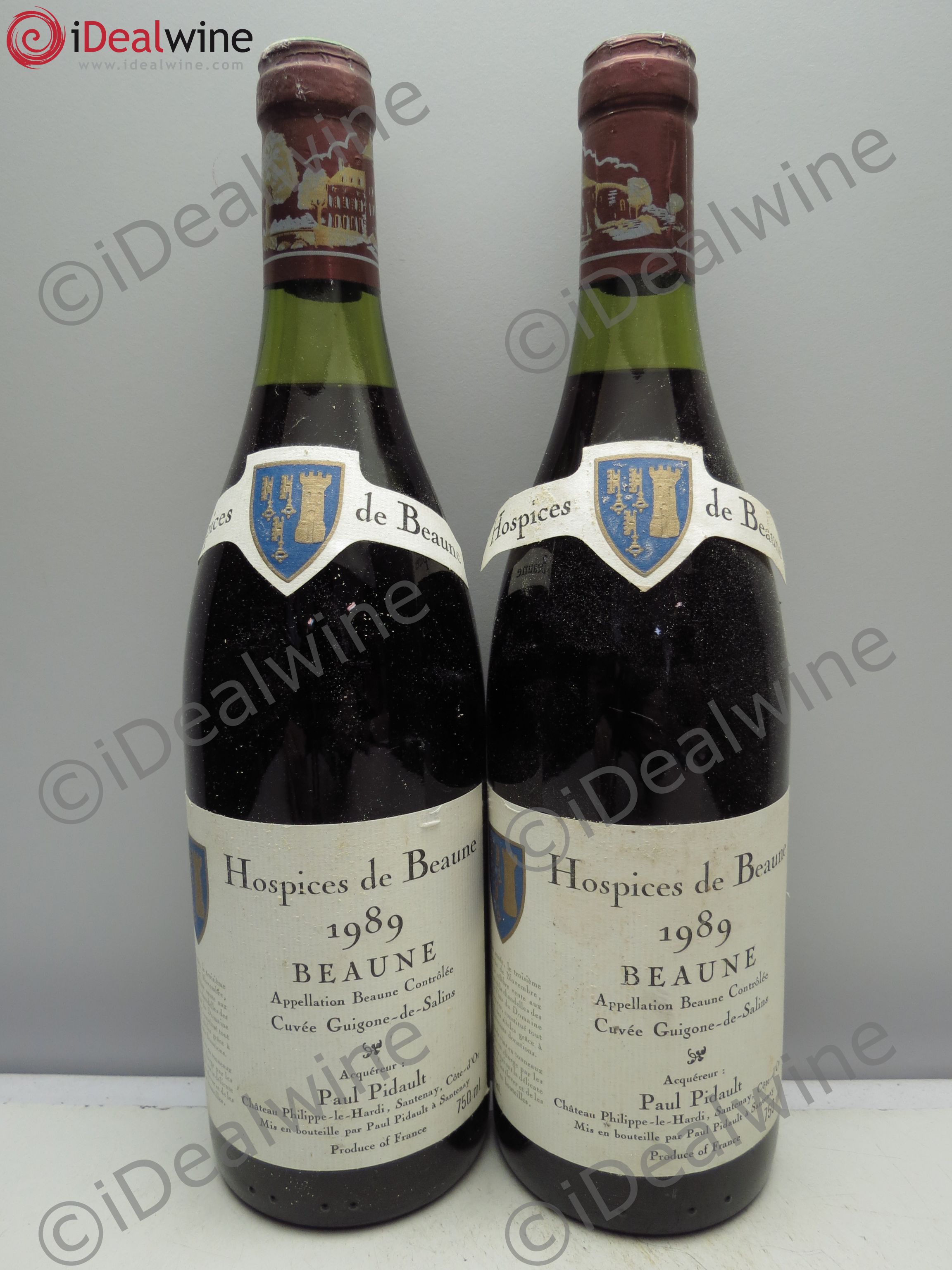 Beaune 1er Cru Cuvée Guigonne de Salin - Hospices de Beaune 1989 - Posten von 2 Flaschen - 0